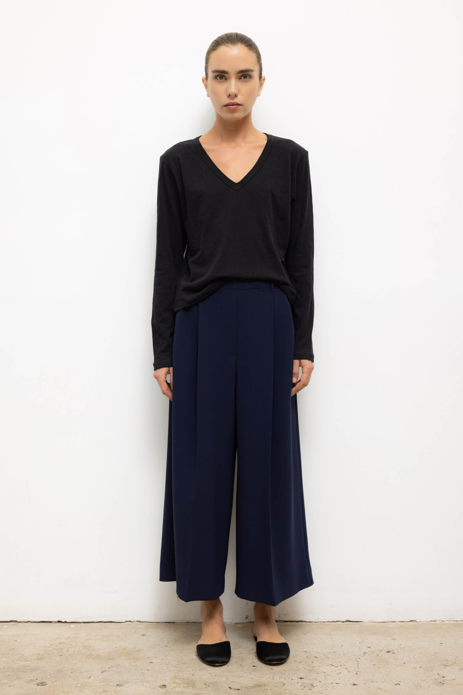 Arielle Crop Wide Leg Trouser