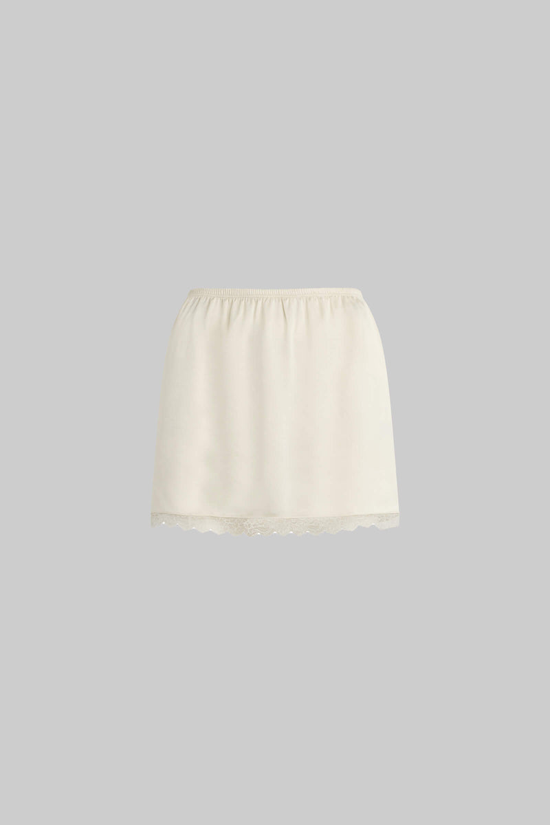 【THE BARNNET】 Lignes Lace Mini Skirt The Barnnet lignes lace mini skirt, size S on Bunjang Global