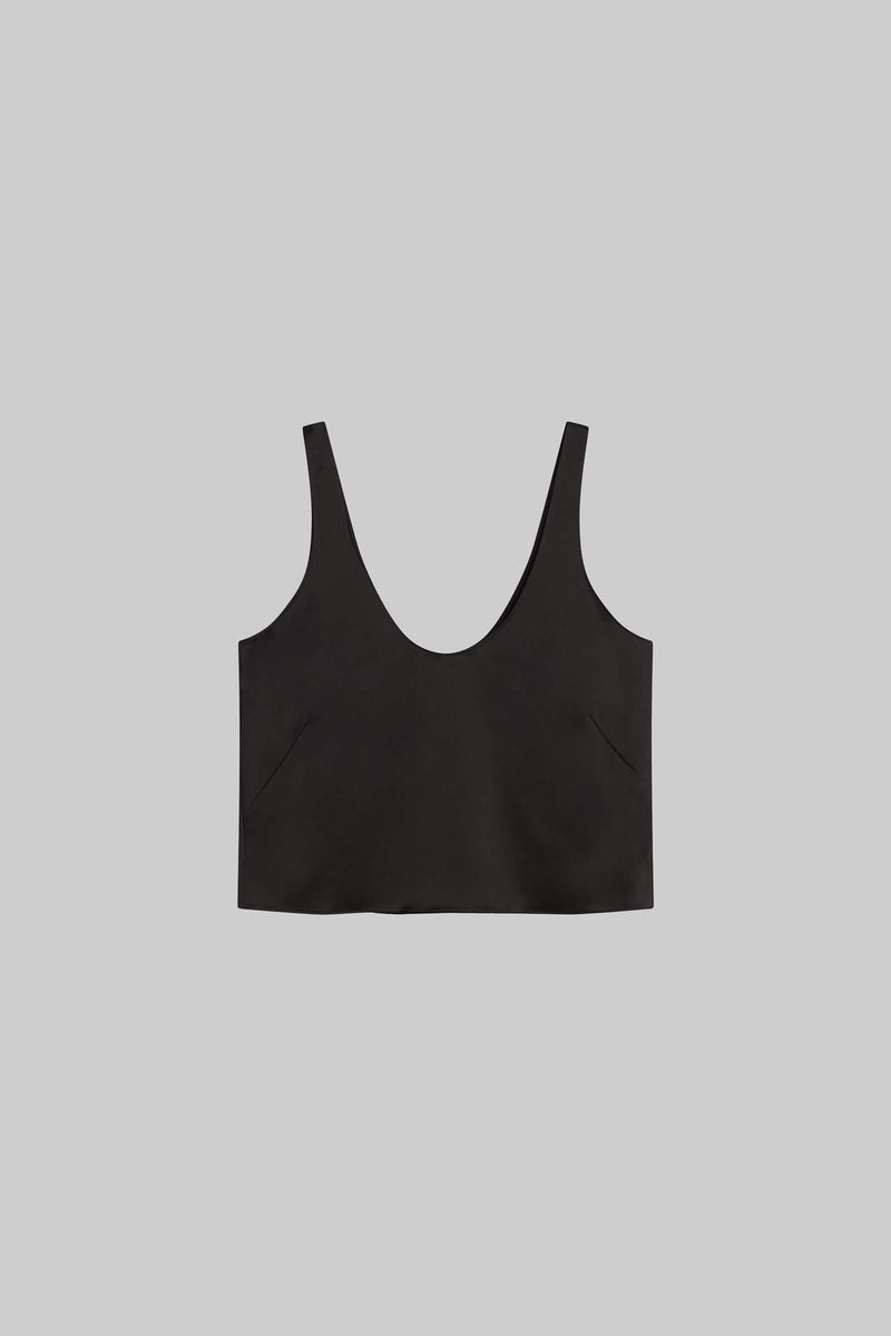 トップス The Barnnet Tank Top LESET_BARB_BARBSCOOPTANK_BLACK