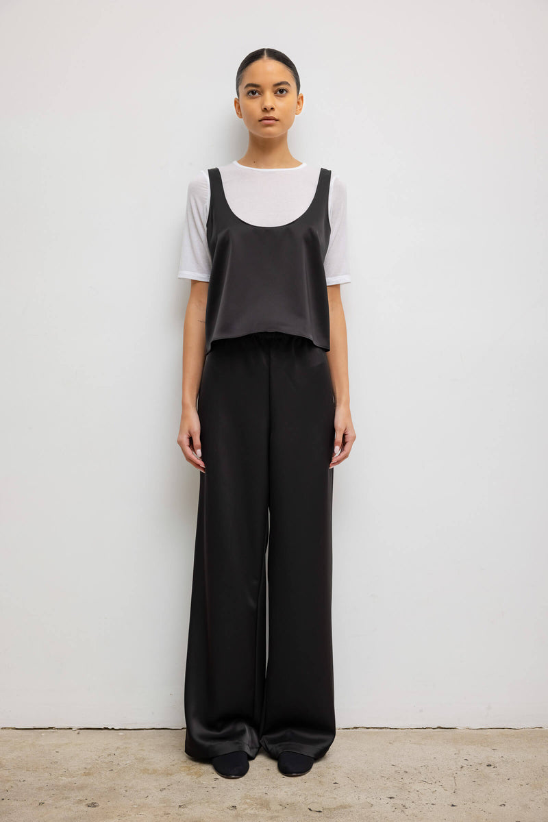 トップス The Barnnet Tank Top LESET_BARB_BARBSCOOPTANK_BLACK