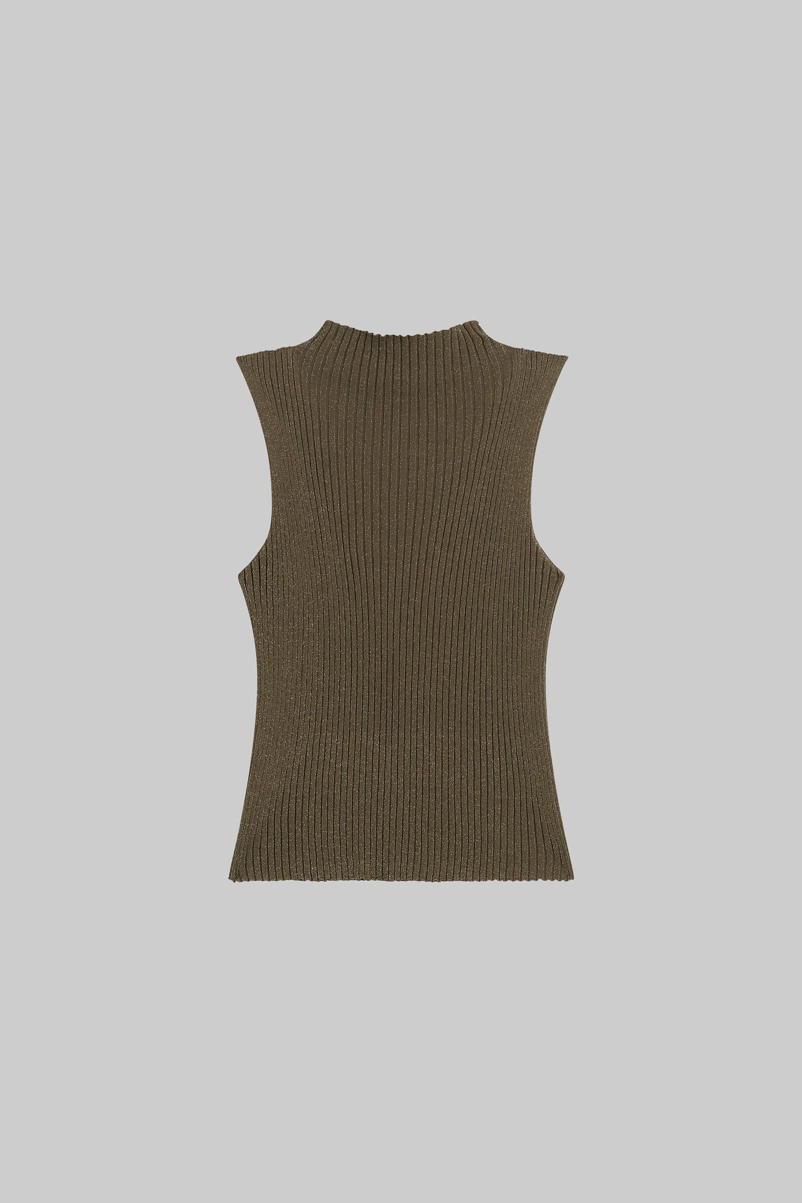 Blake Rib Sleeveless Turtleneck-2