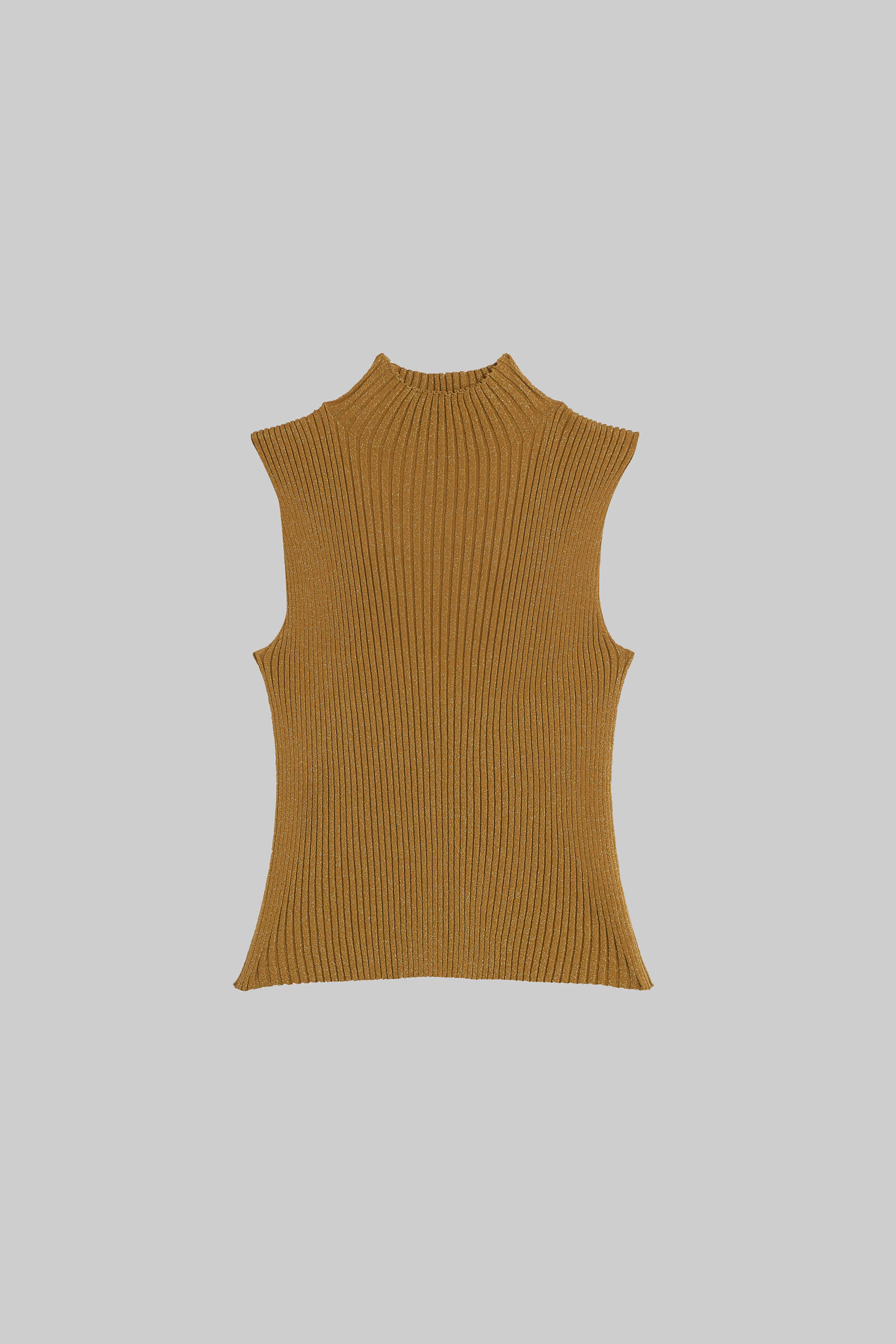 Blake Rib Sleeveless Turtleneck-2