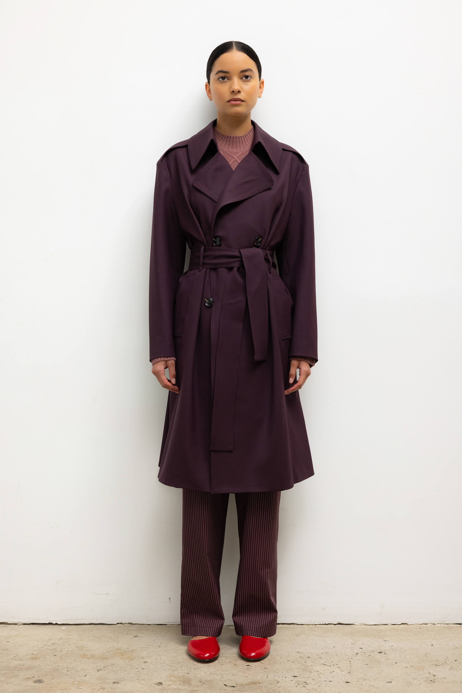 Jane Double Breasted Trench