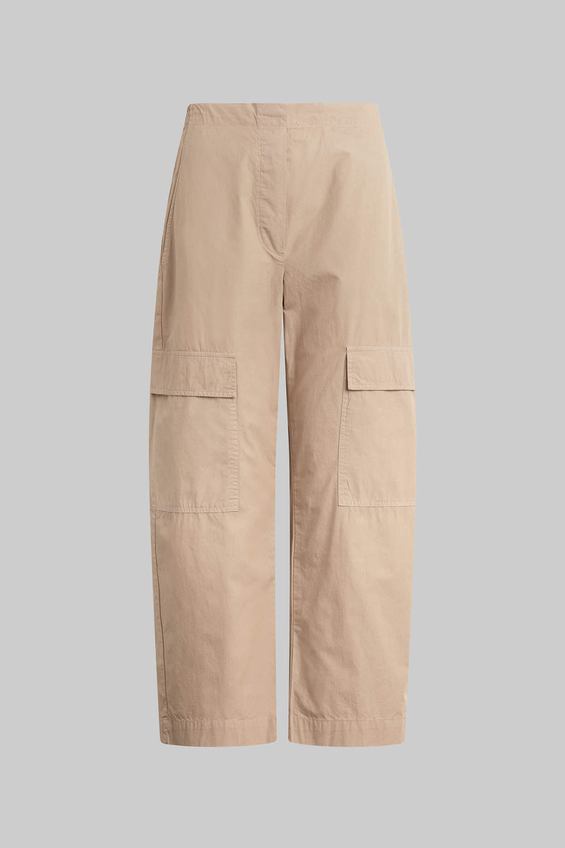 ◆SATUR◆ Hague Belted Banding Pants Khaki Brown SA23SSMP13B Belt straight-fit pants - Women | MANGO OUTLET USA