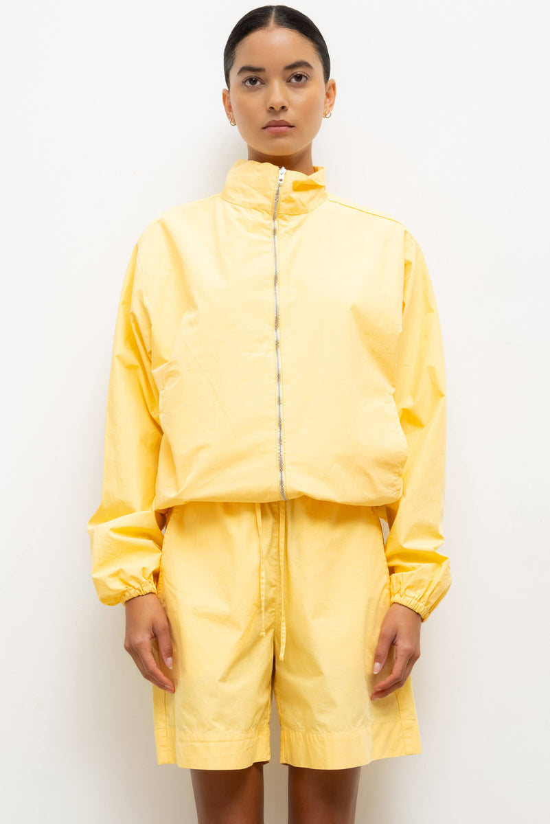 LESET Kyoto Windbreaker in Zest in Cotton