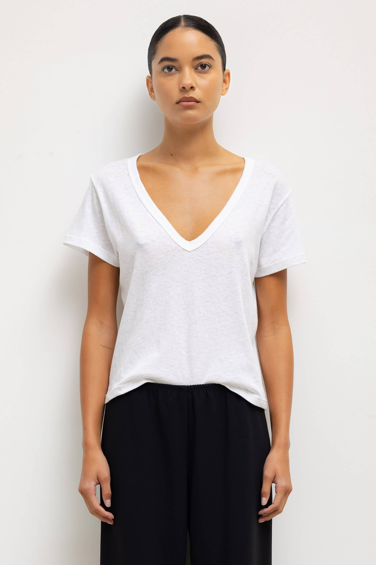 Laura V Neck Tee