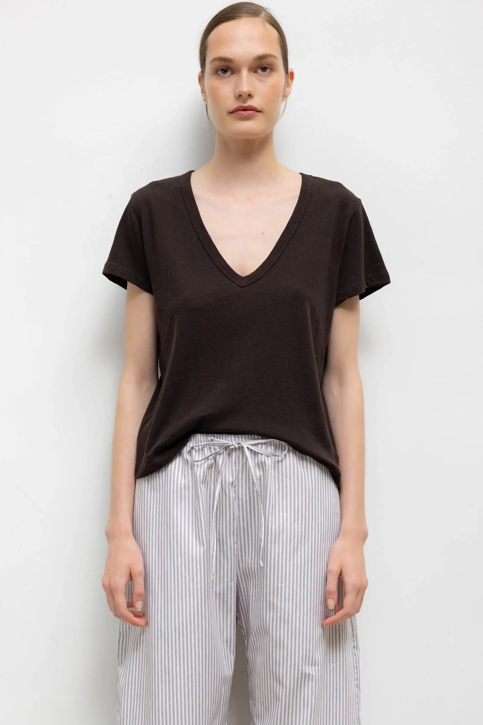 Laura V Neck Tee