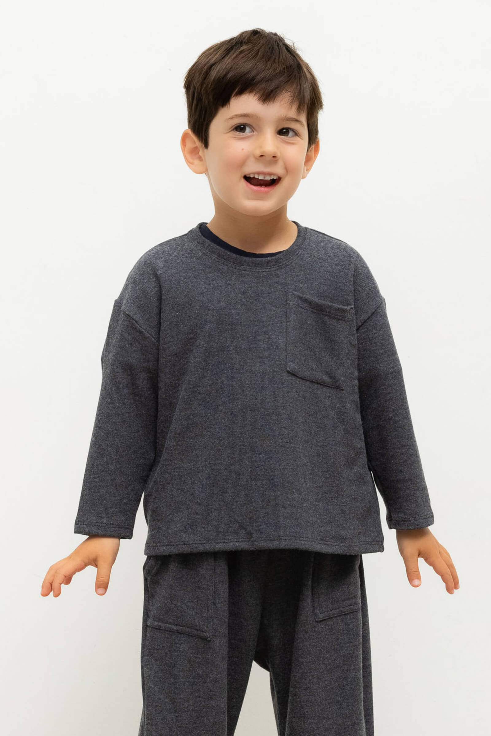 Lauren Bebe Long Sleeve Pocket Tee