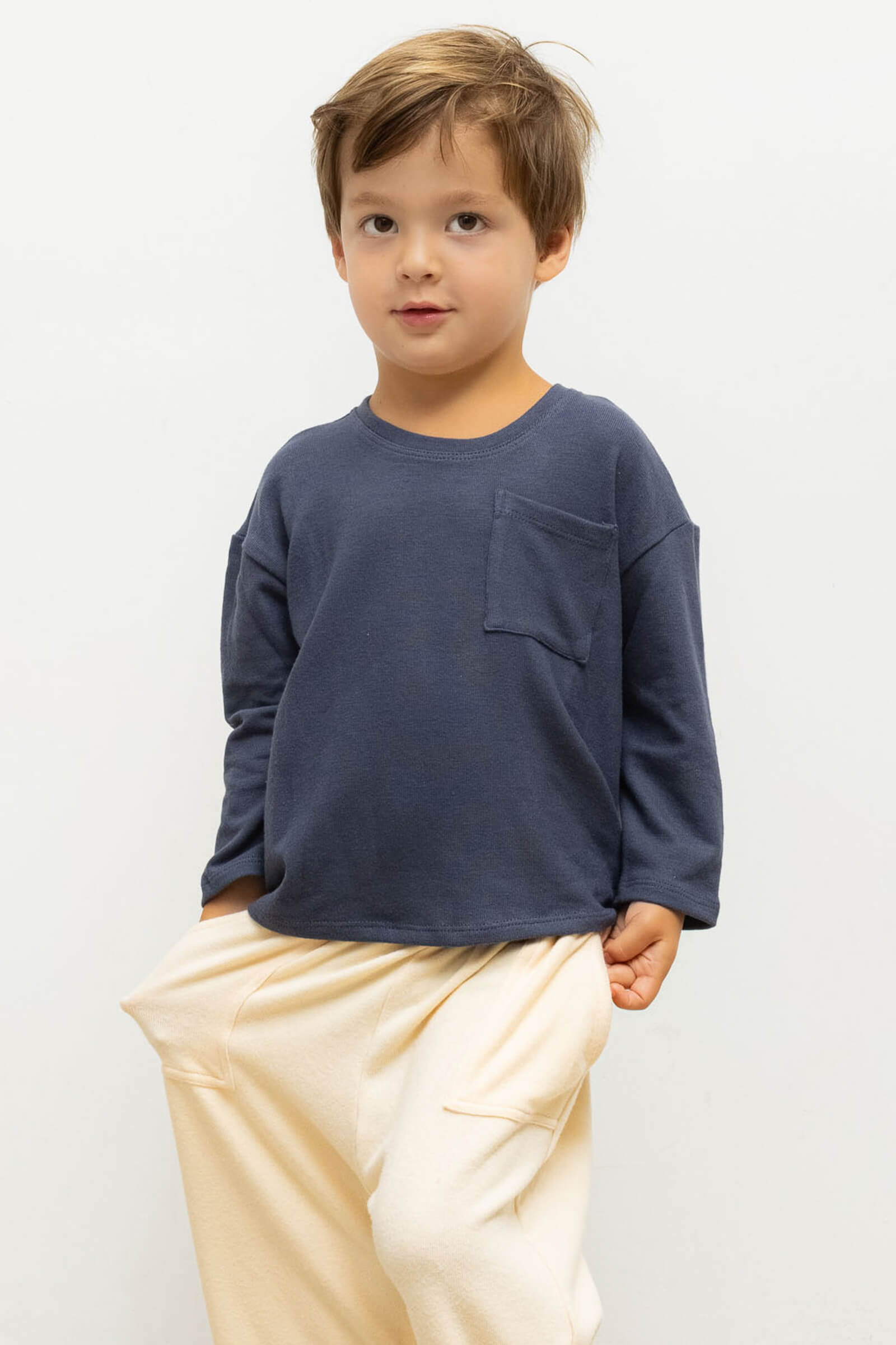 Lauren Bebe Long Sleeve Pocket Tee