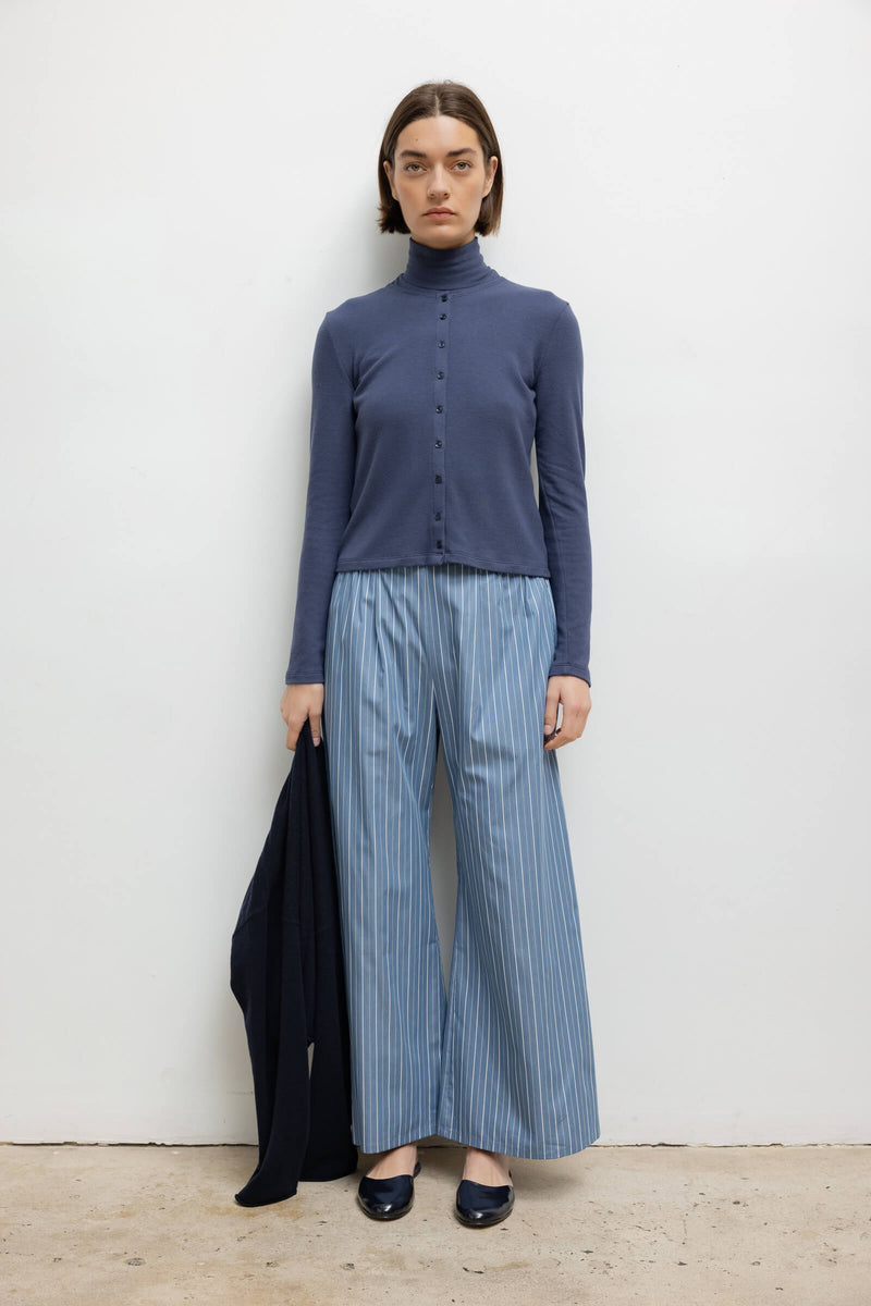 【marno】Louise knit ネイビー LESET Lauren Classic Cardigan in Marine in Jersey