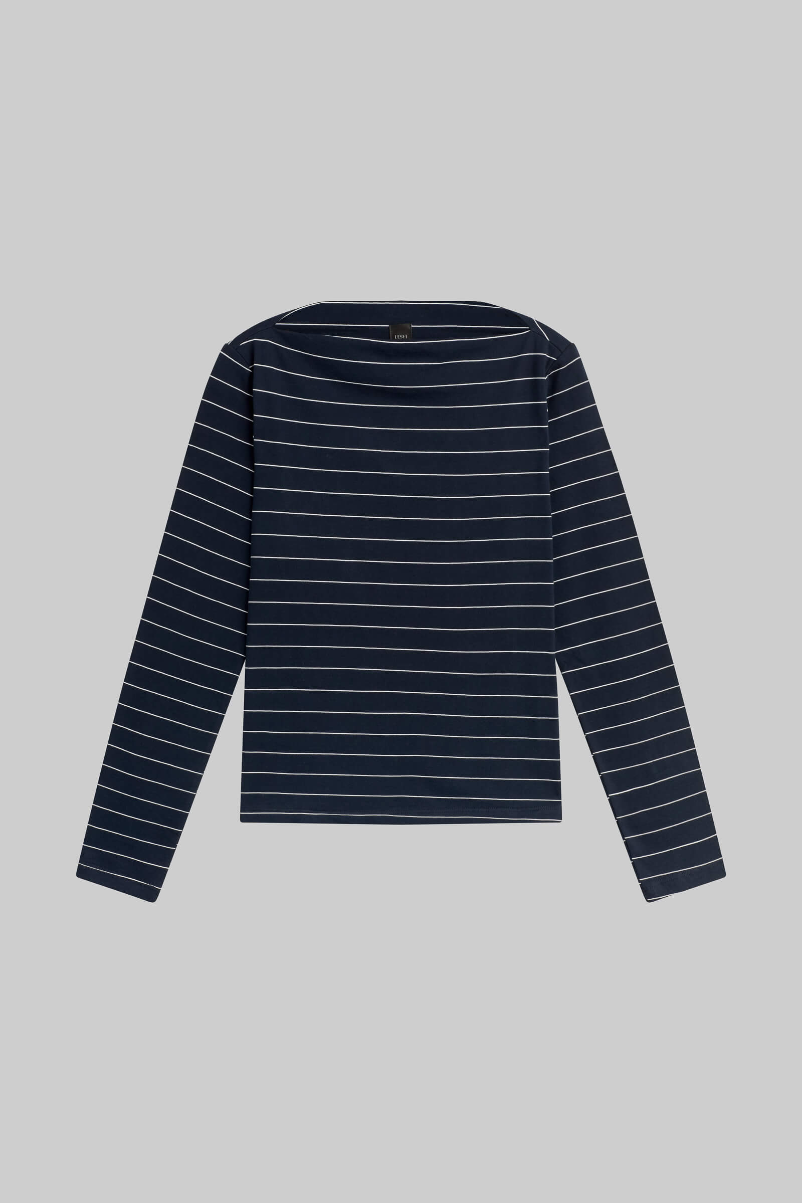 Margo Stripe Long Sleeve Boatneck-2