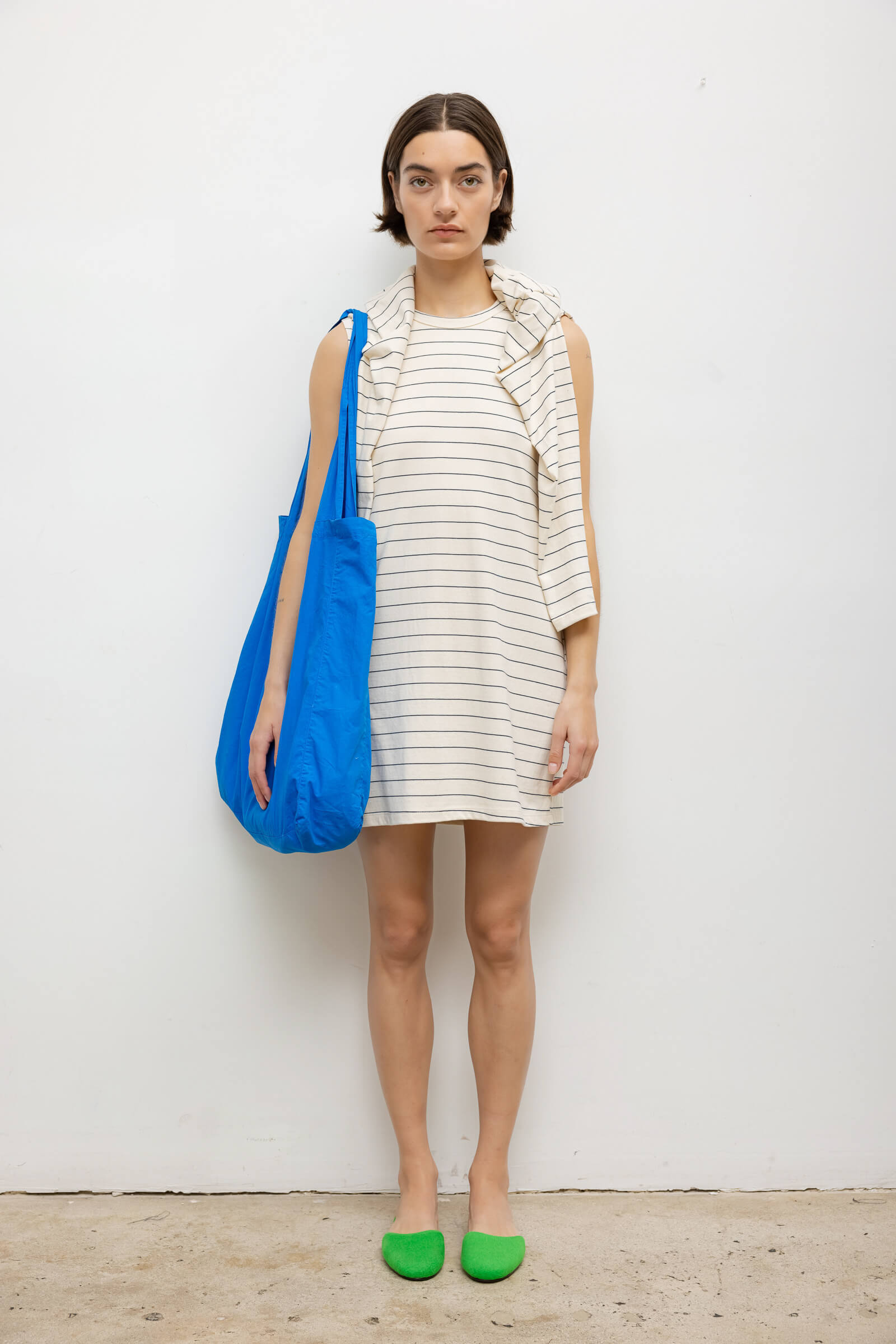 Margo Stripe Sleeveless Mini Dress