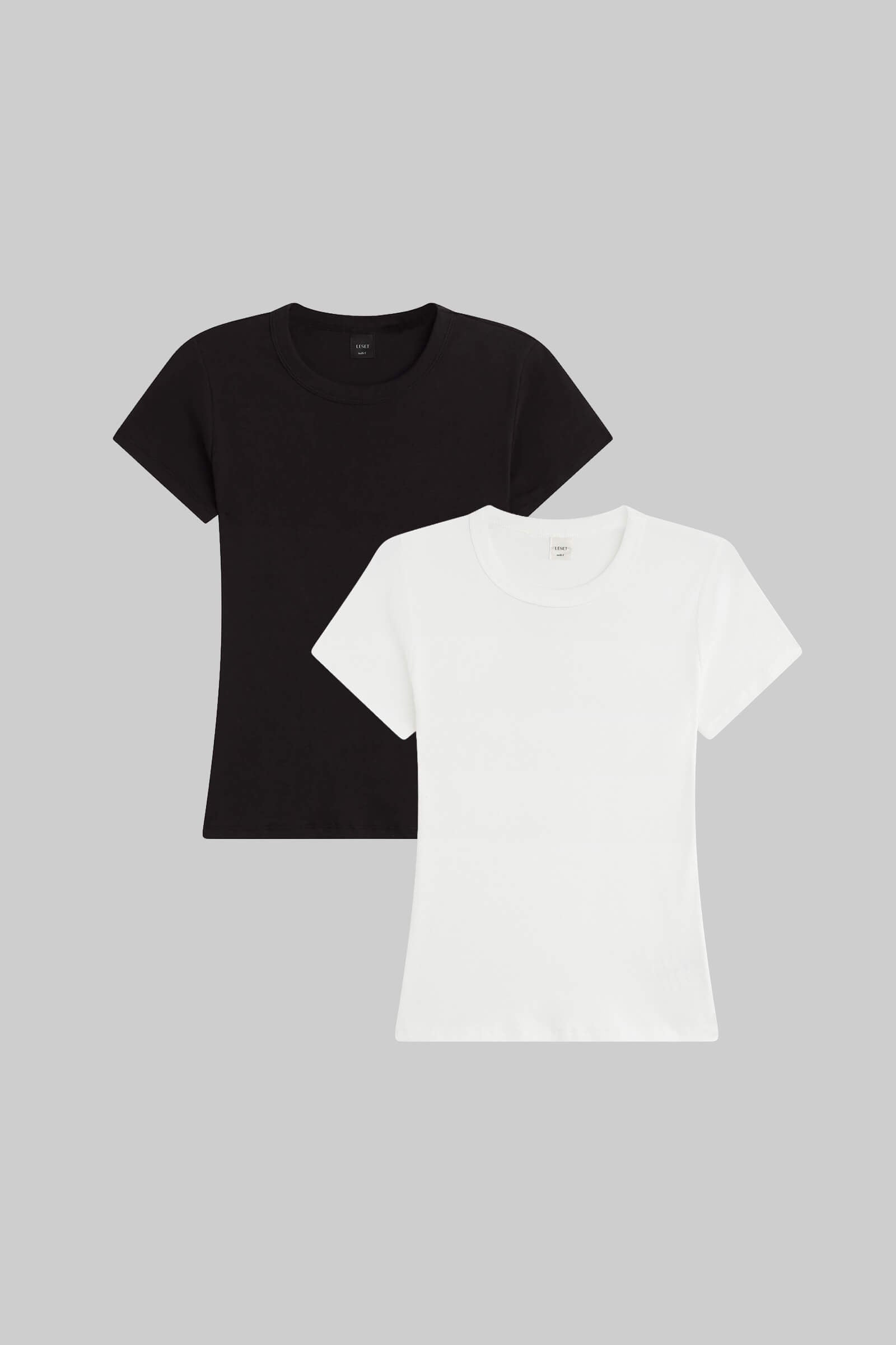 The Nando Slim Fit 2 Pack - White/Black