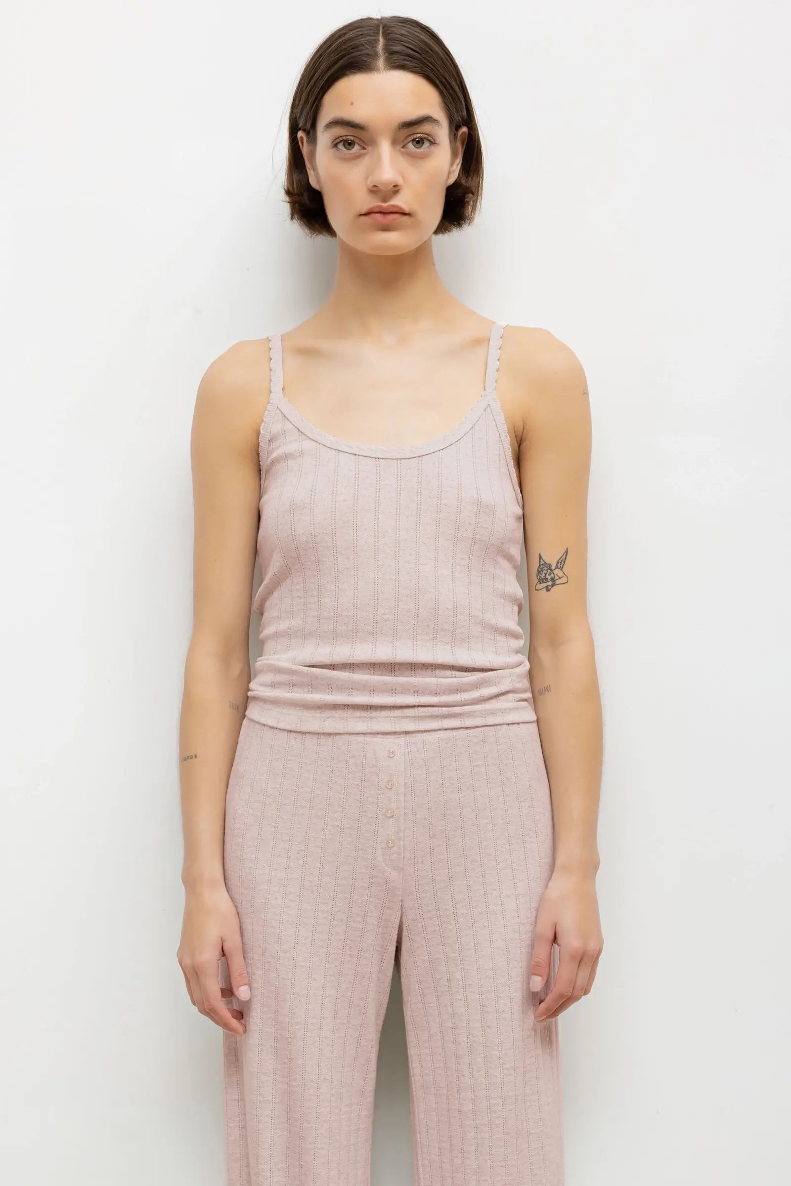 Pointelle Tank