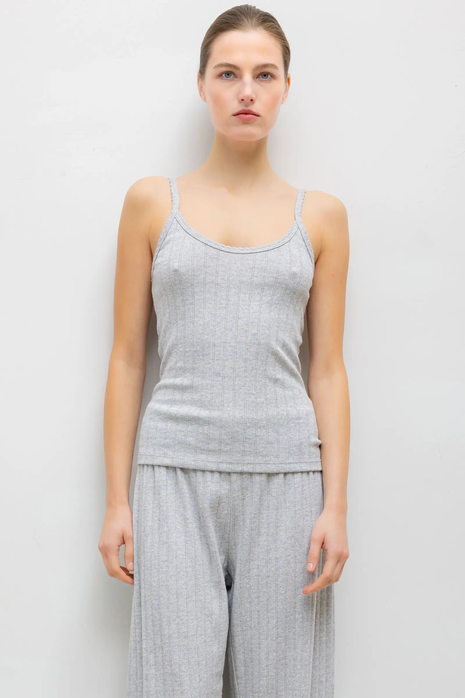 Pointelle Tank