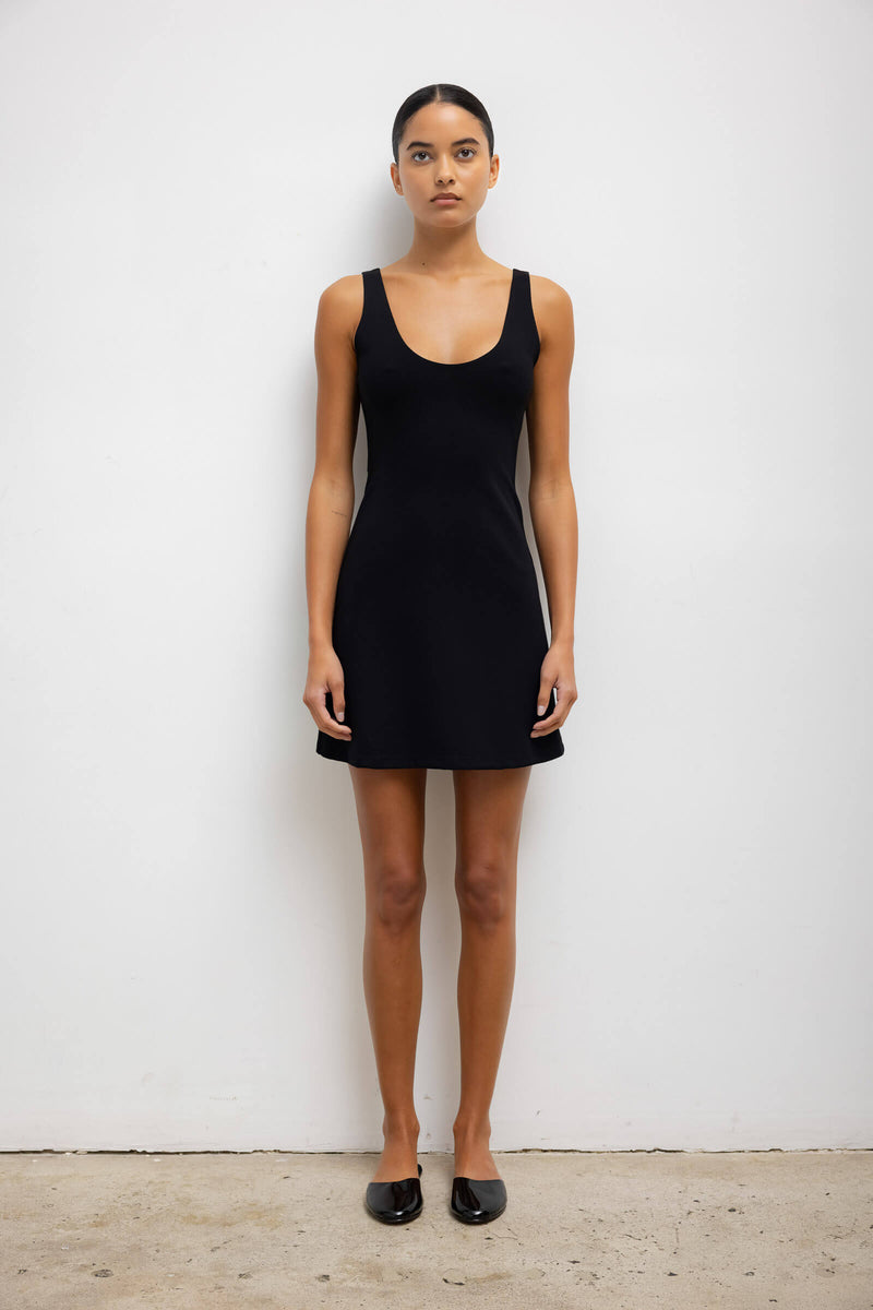 ワンピース Riu Collar ponte short dress LESET Rio stretch-ponte mini dress | NET-A-PORTER