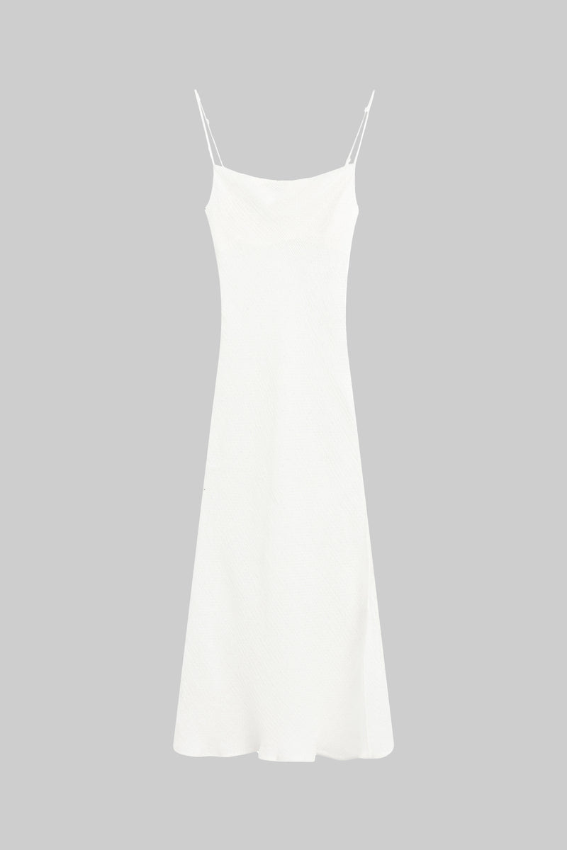 White square hotsell neck maxi dress