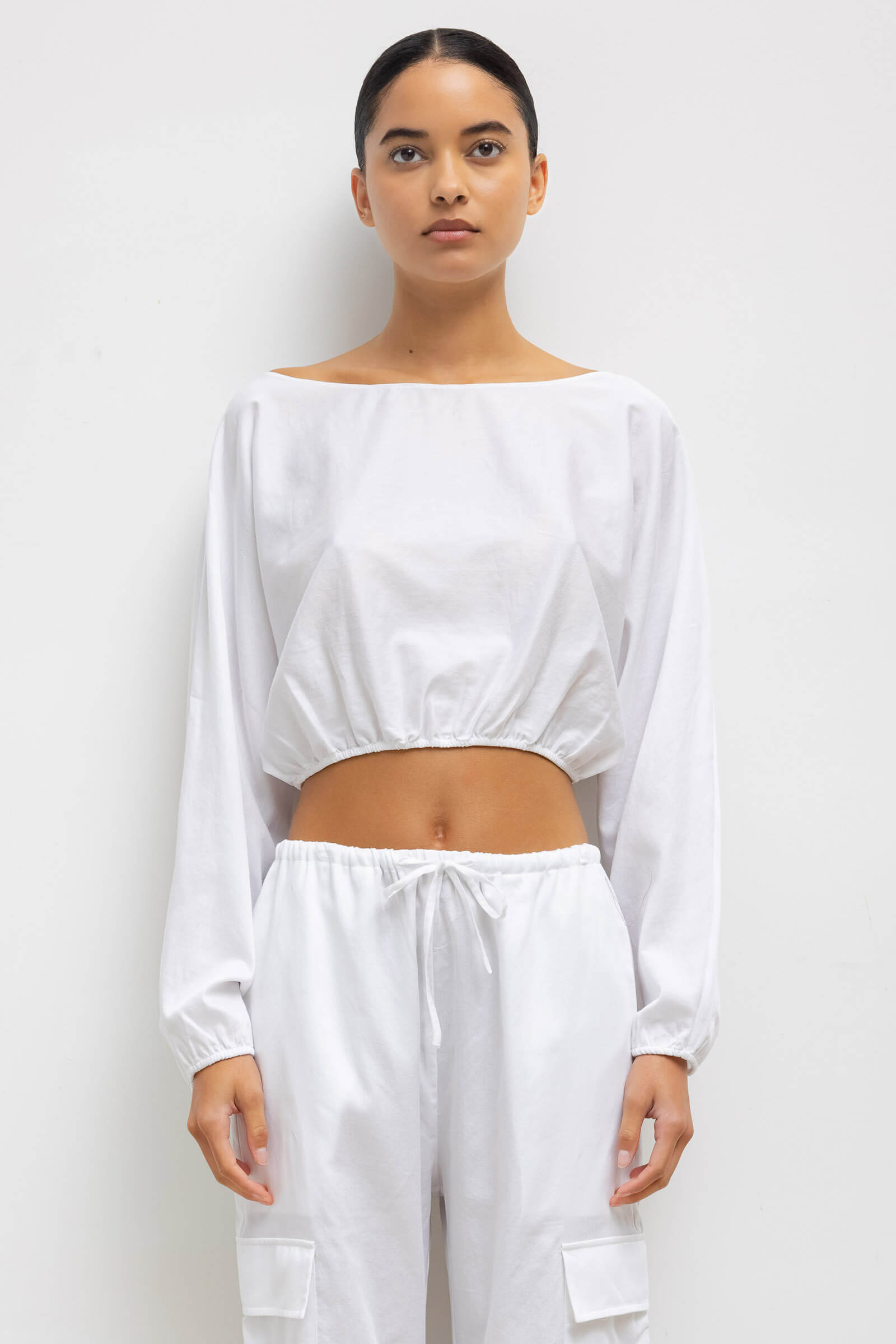 Yoko Long Sleeve Blouson Top