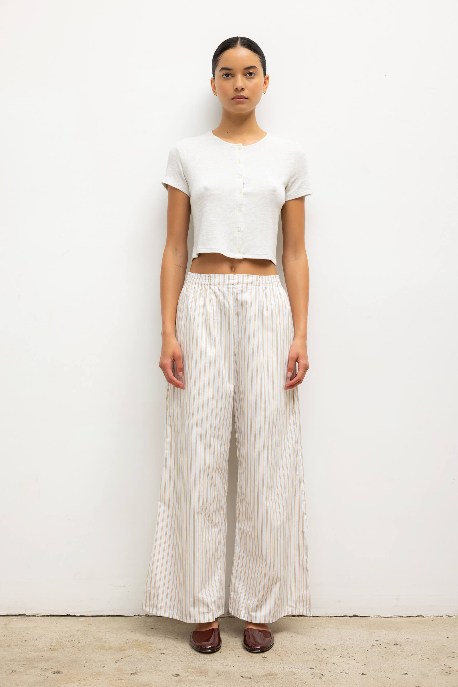 Yoshi Wide Leg Boxer Pant
