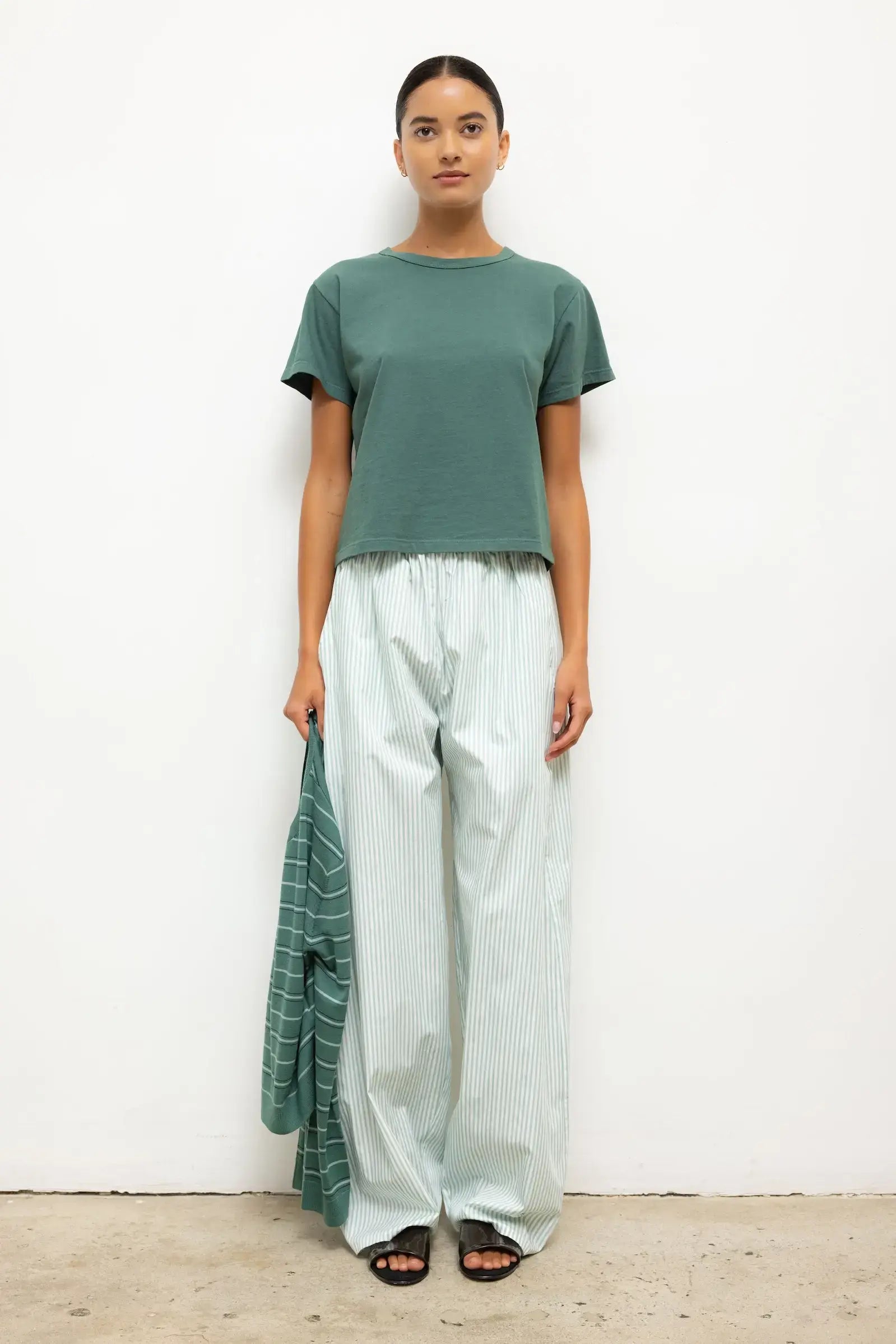 Yoshi Stripe Wide Leg Pant