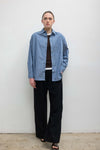 Yoshi Stripe Classic Oversized Button Down