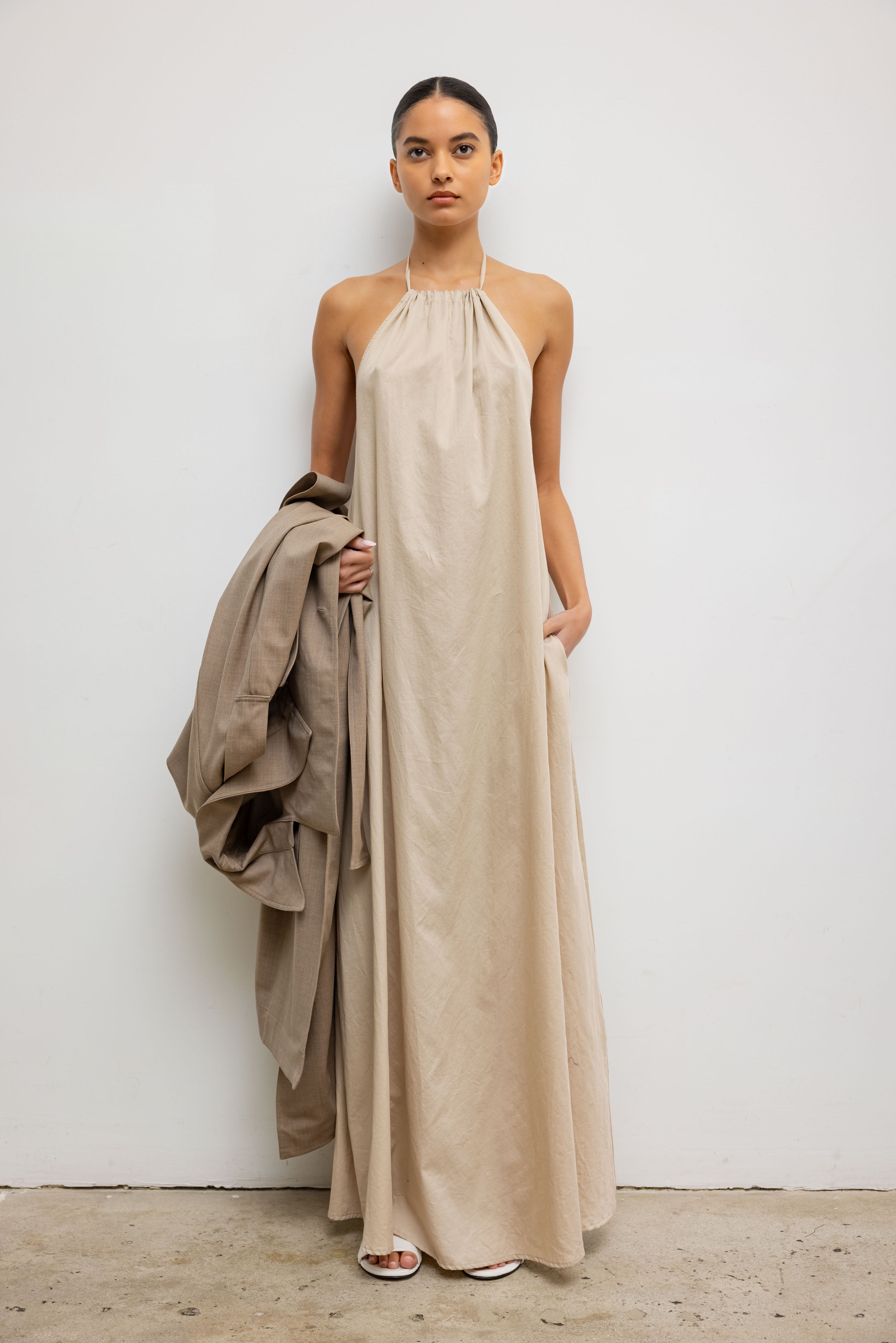 Yoko Halter Maxi Dress