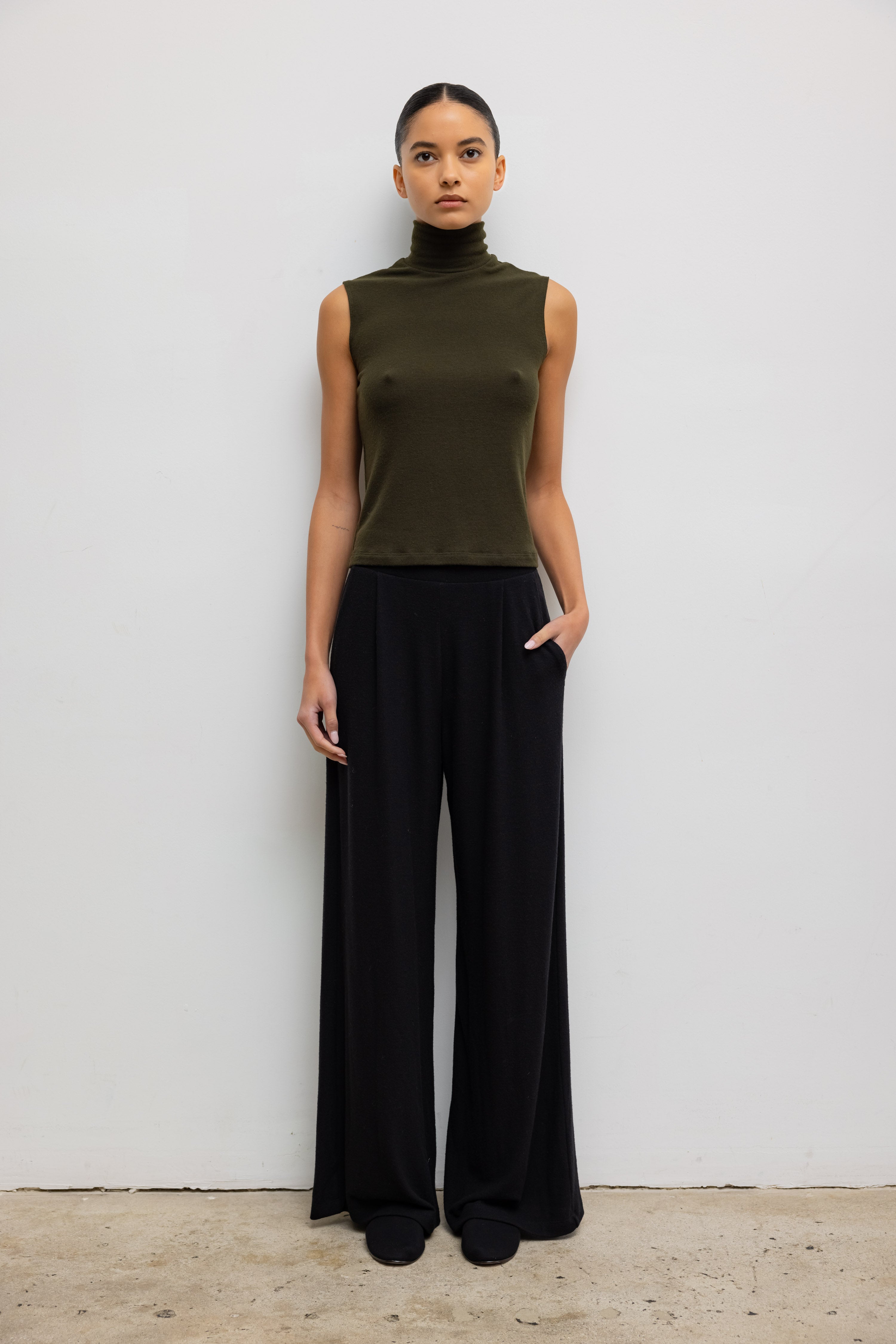 Lauren Pleated Pocket Pant