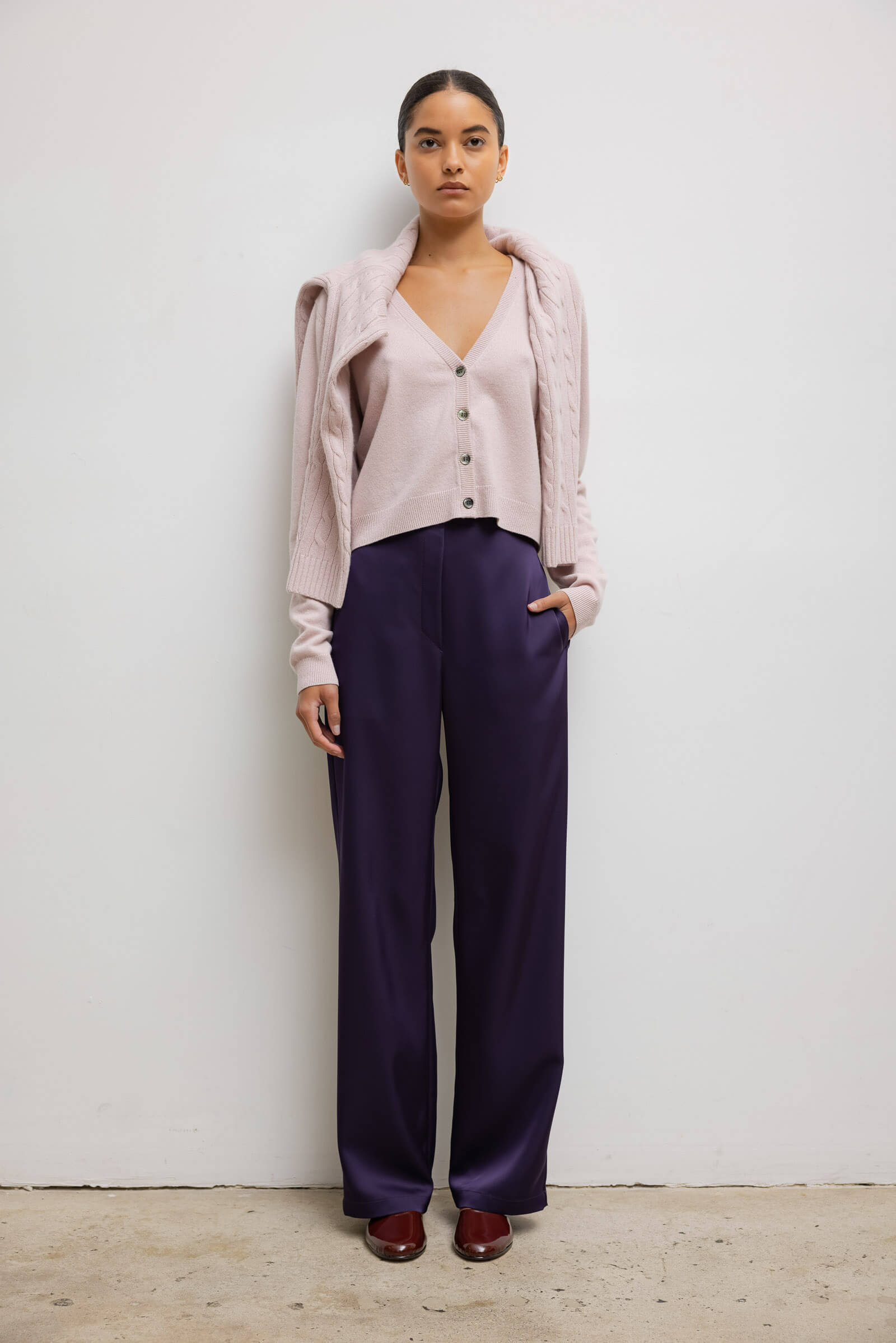 Barb High Waist Straight Leg Pant