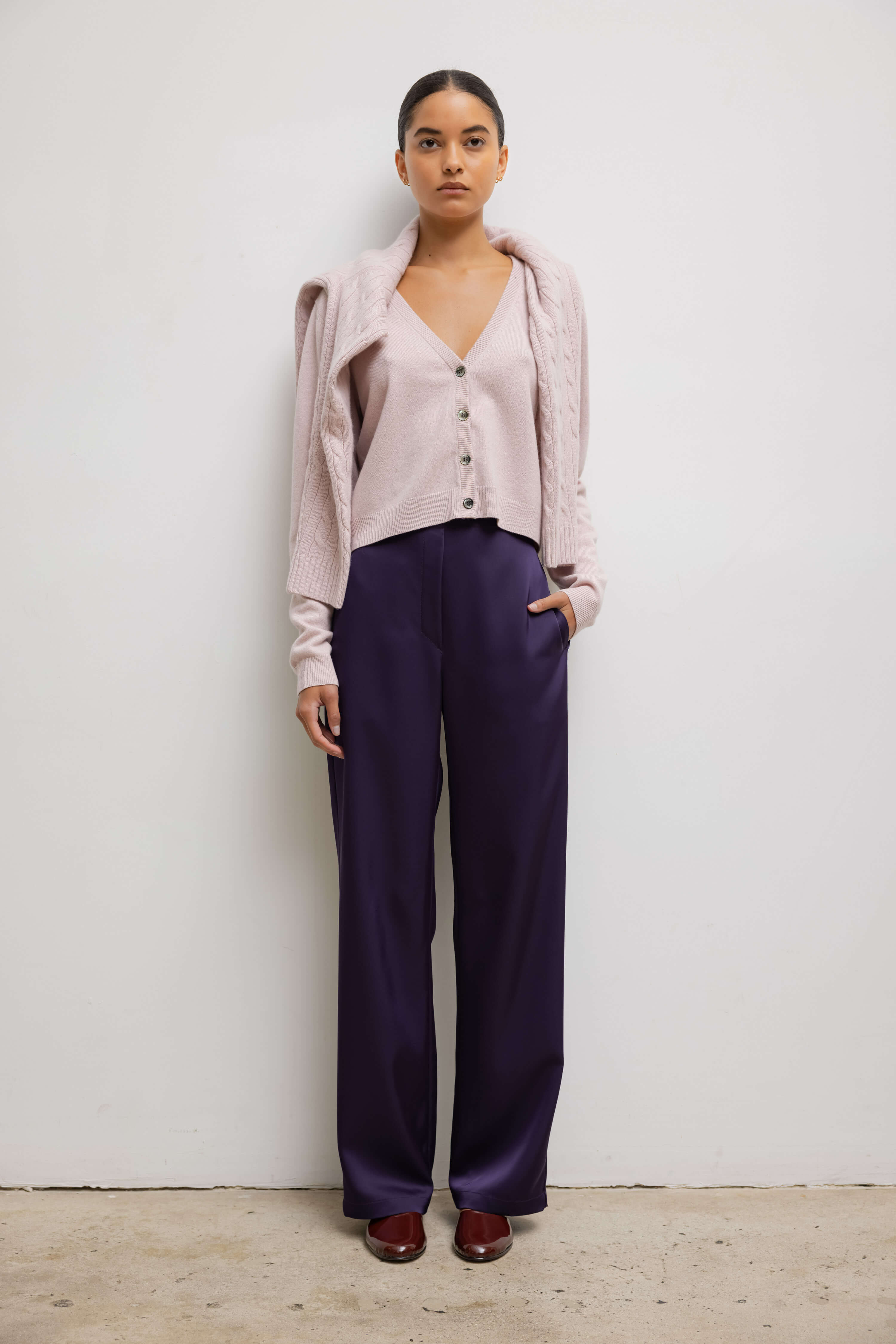 Barb High Waist Straight Leg Pant