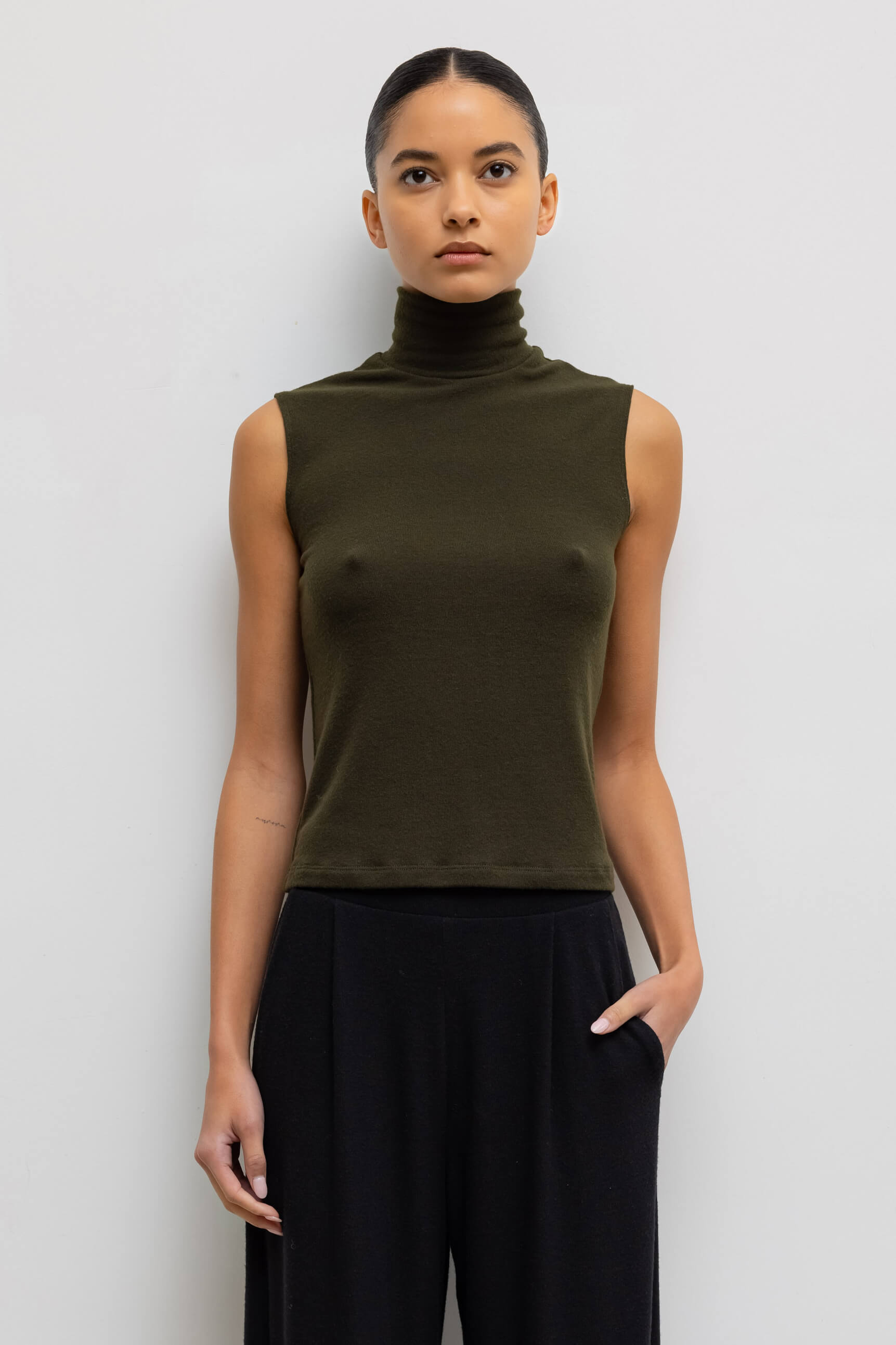 Lauren Sleeveless Turtleneck