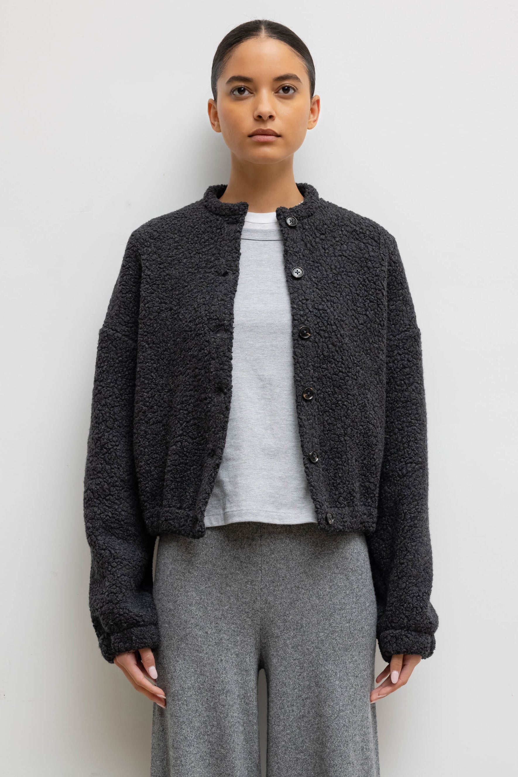 Mica Collarless Blouson