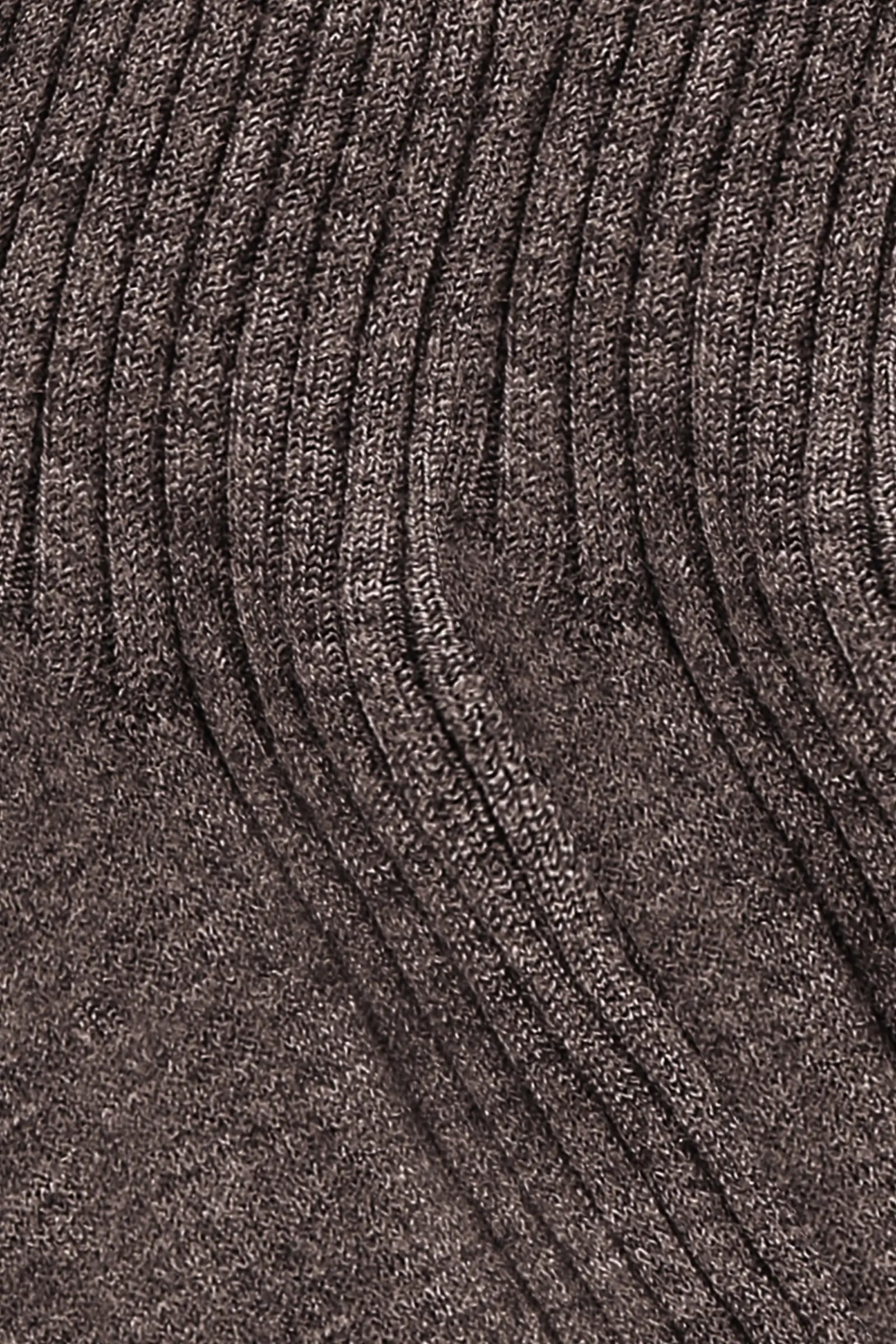 James Rib Socks - Chocolate Melange - Image 3