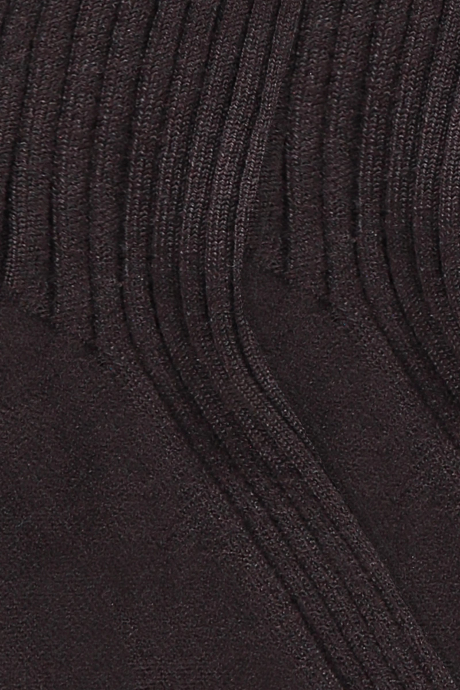 James Rib Socks - Chocolate - Image 5