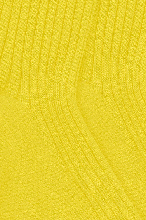 James Rib Socks - Citron - Image 3