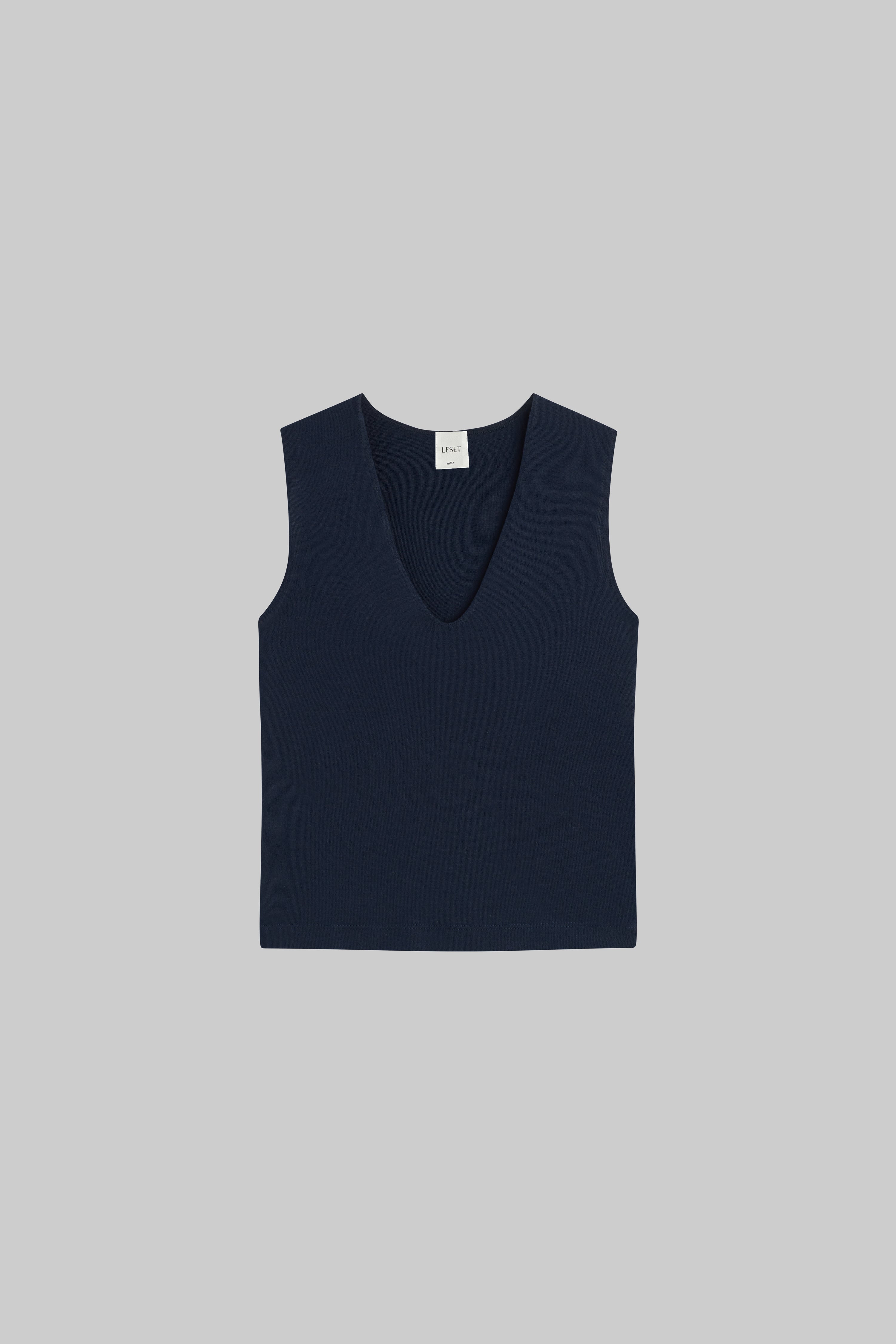 Lauren V Neck Vest-2