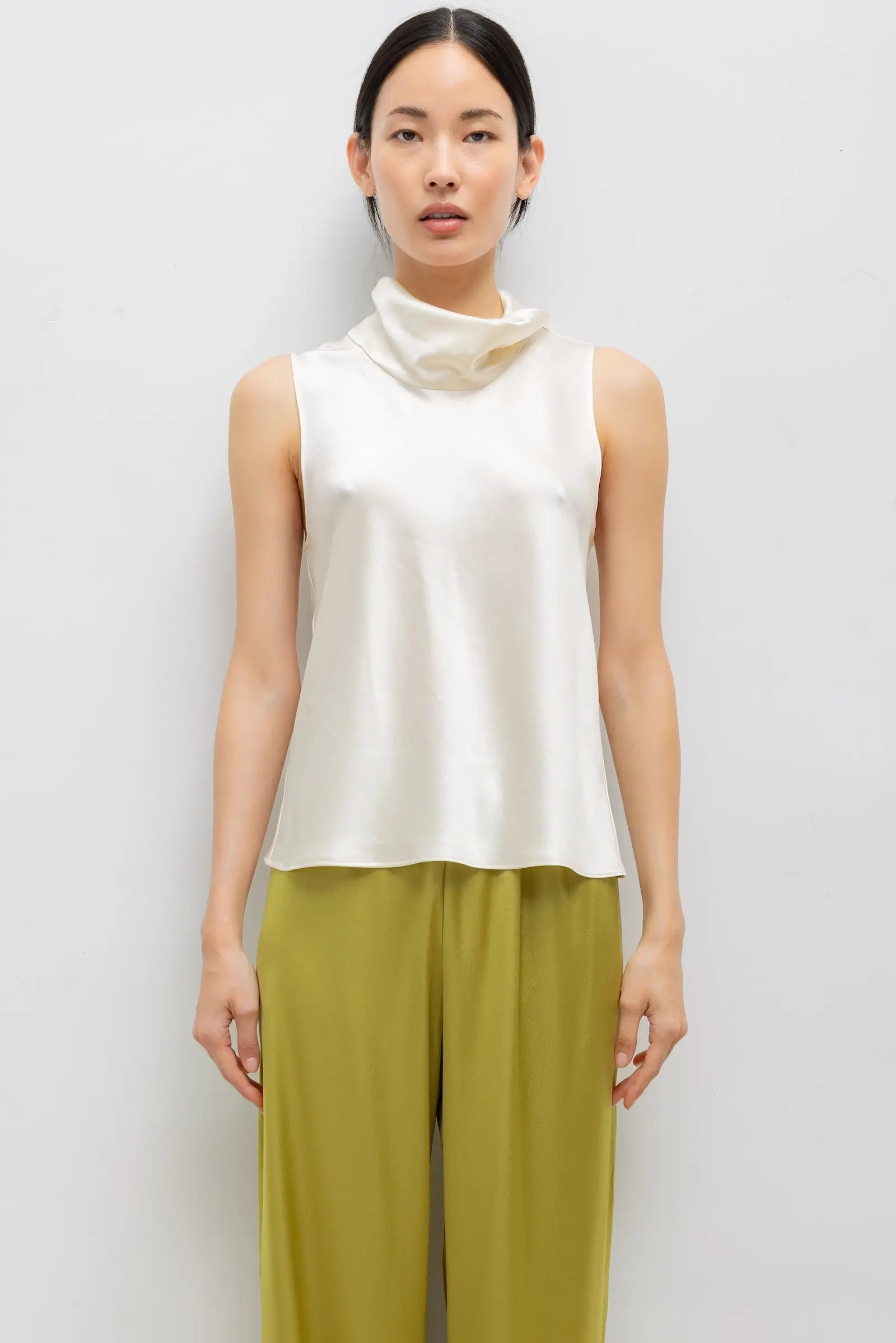 Pre-Order: Barb Sleeveless Cowl Neck