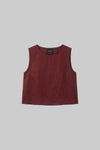 Daniel Crop Sleeveless Crew