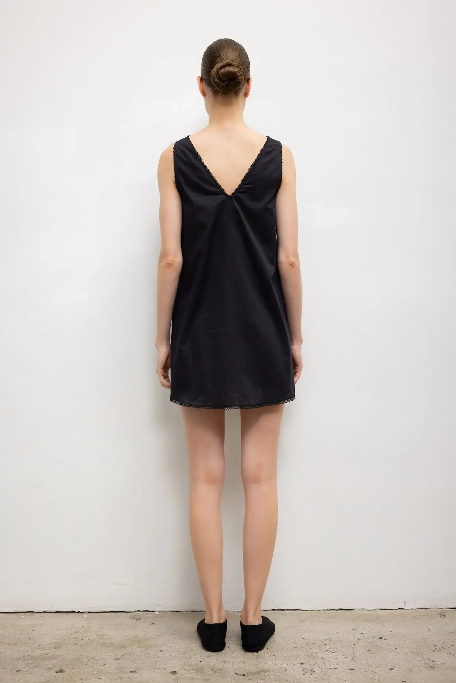 Pre-Order: Yoko Lace V Neck Mini