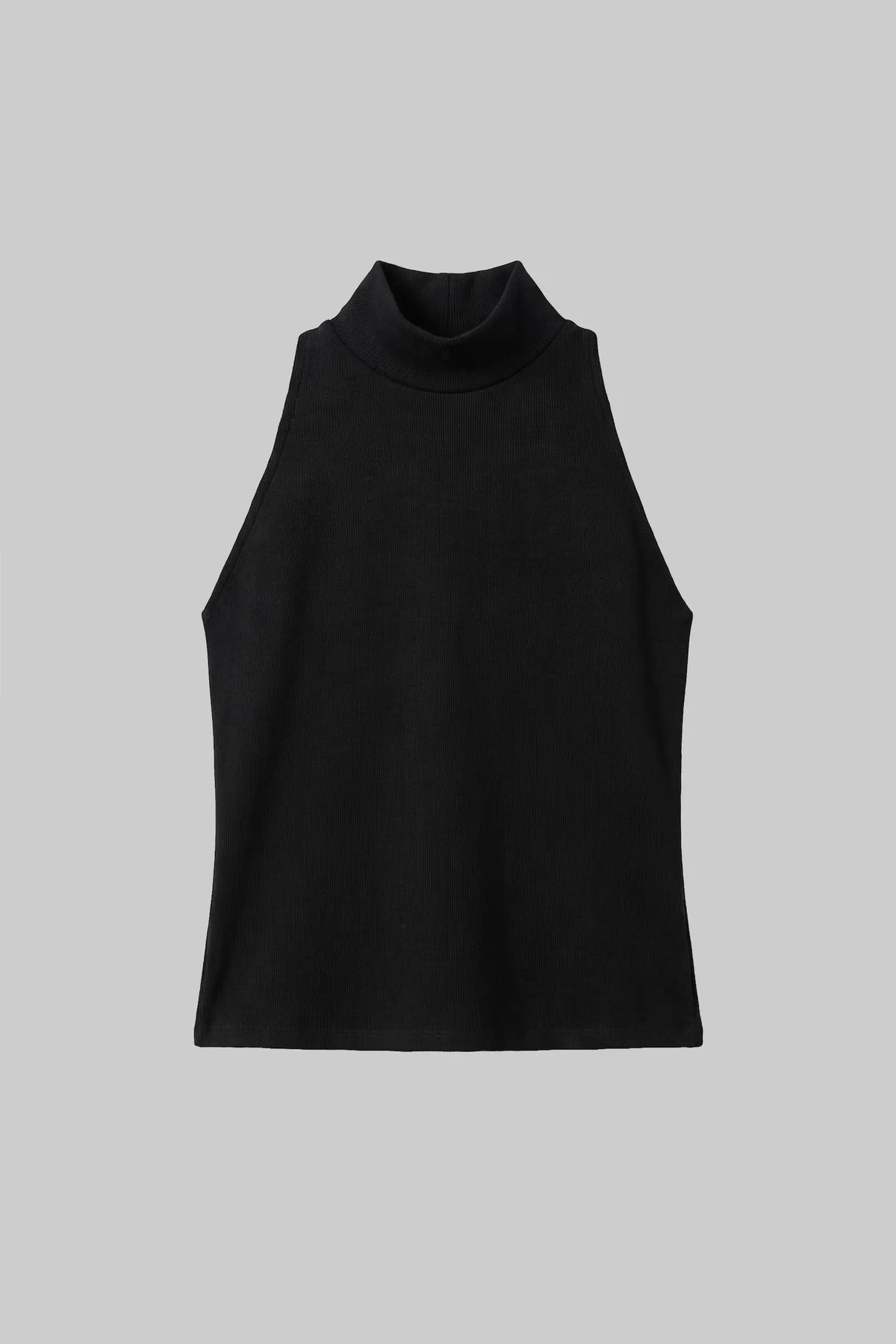 Lauren 90'S Sleeveless Turtleneck - Black - Image 2