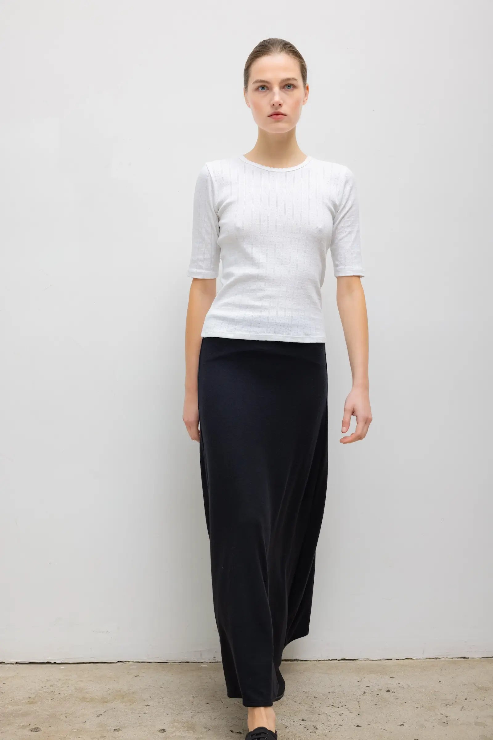 Lauren High Waist Midi Skirt