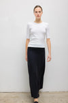 Lauren High Waist Midi Skirt