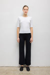 Pointelle Mid Sleeve Slim Fit Tee