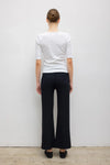 Pointelle Mid Sleeve Slim Fit Tee