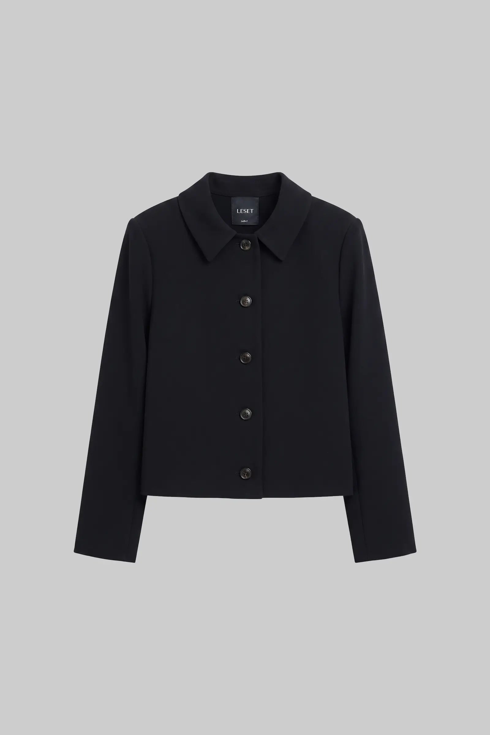 Arielle Bonded Collared Jacket-2