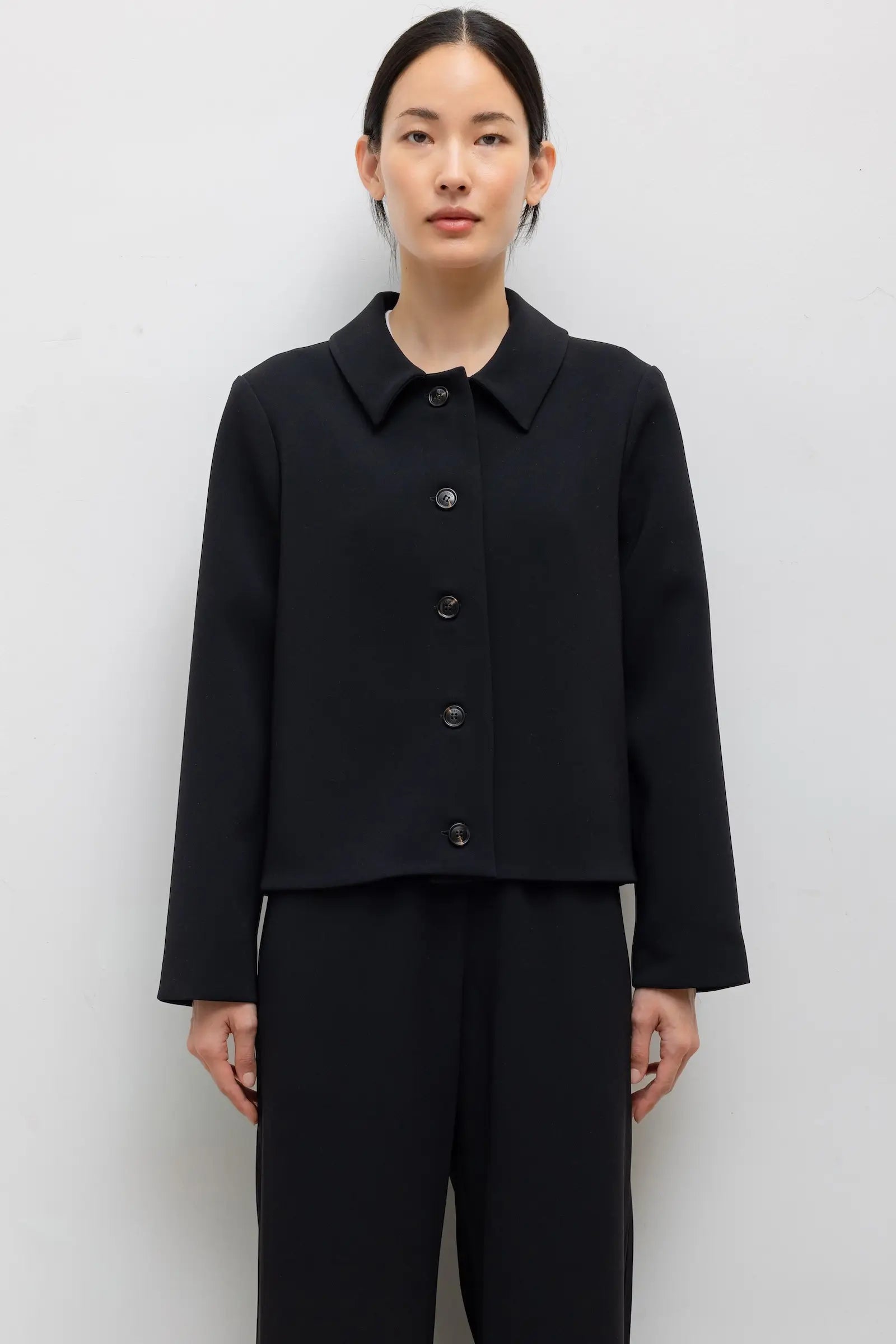Arielle Bonded Collared Jacket