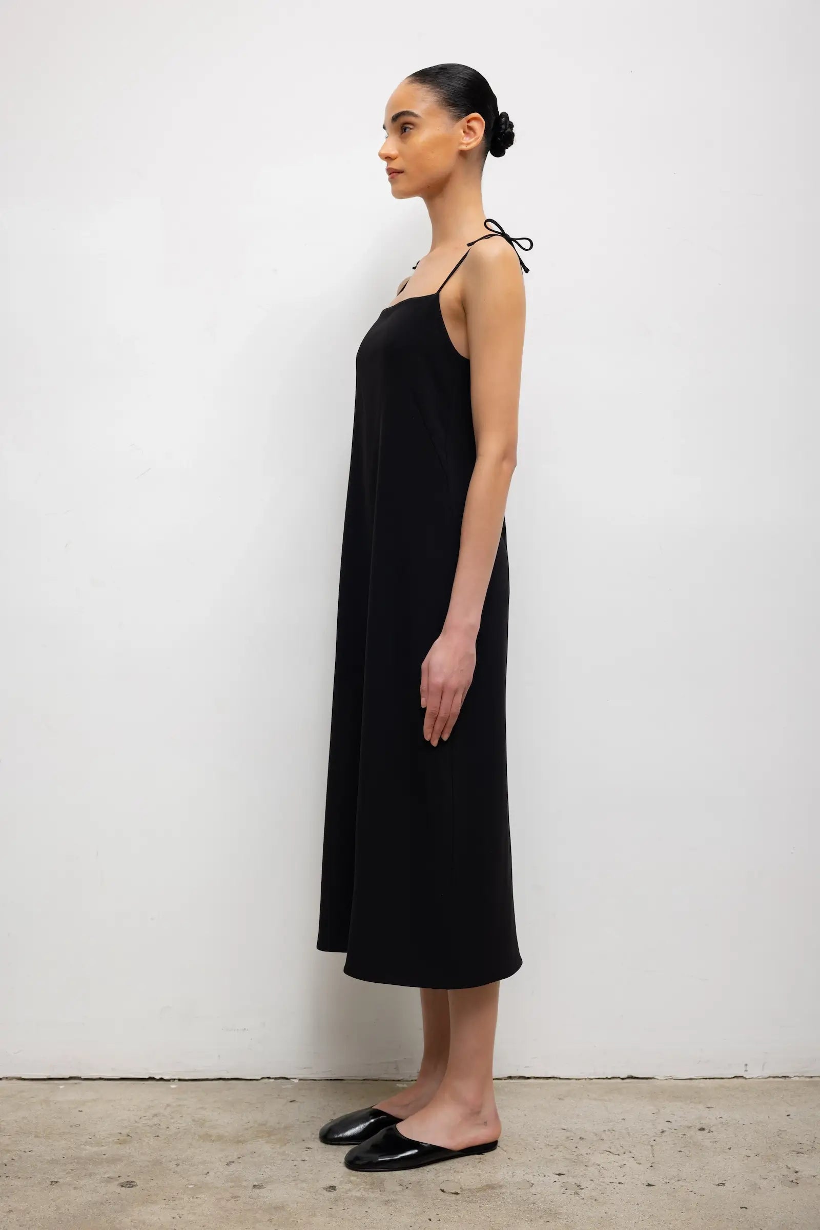 Pre-Order: Arielle Tie Strap Midi Dress