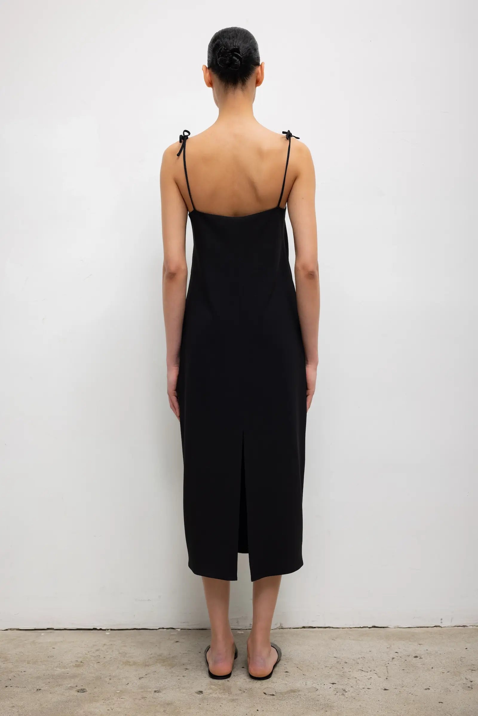 Pre-Order: Arielle Tie Strap Midi Dress