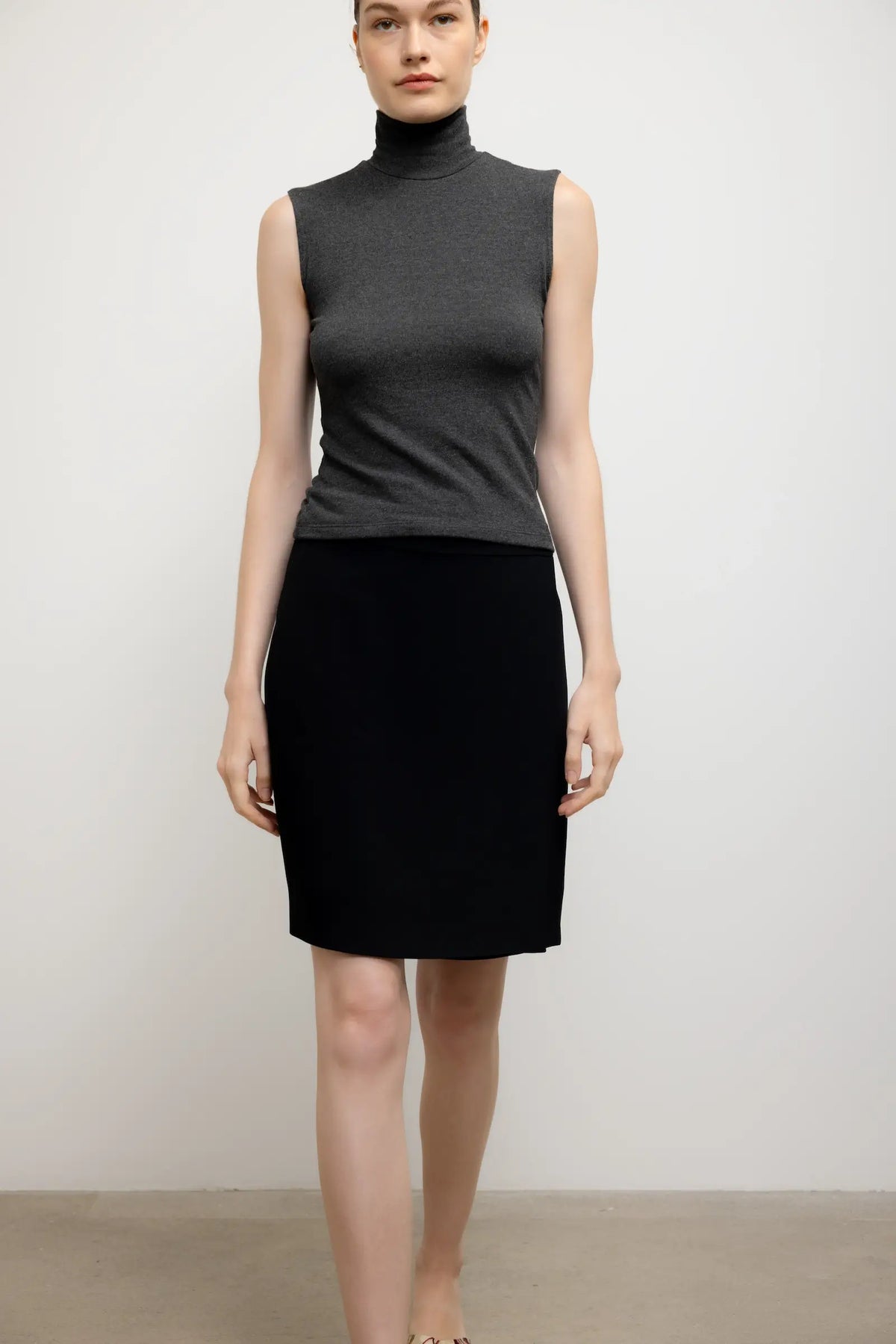 Arielle Wrap Skirt - Black - Image 4