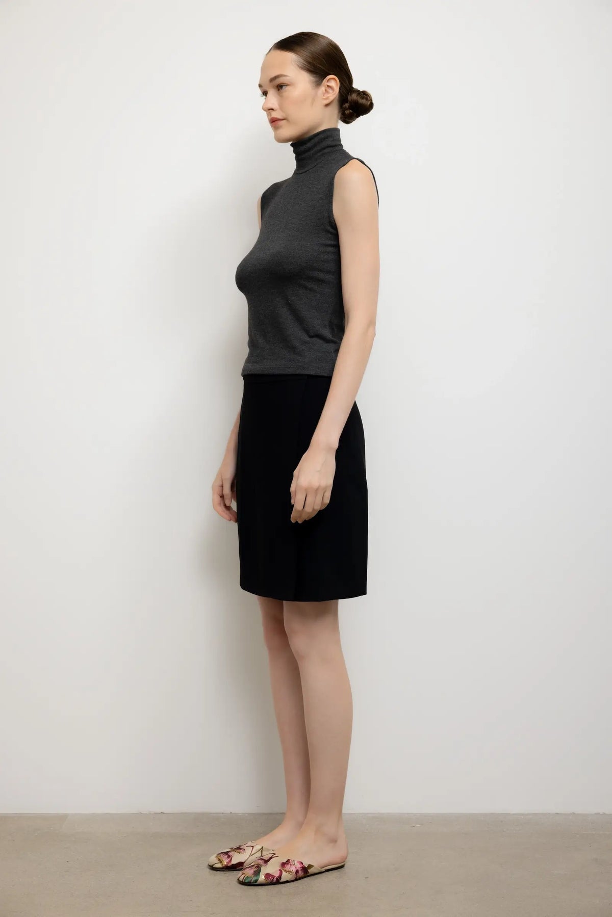 Arielle Wrap Skirt - Black - Image 5