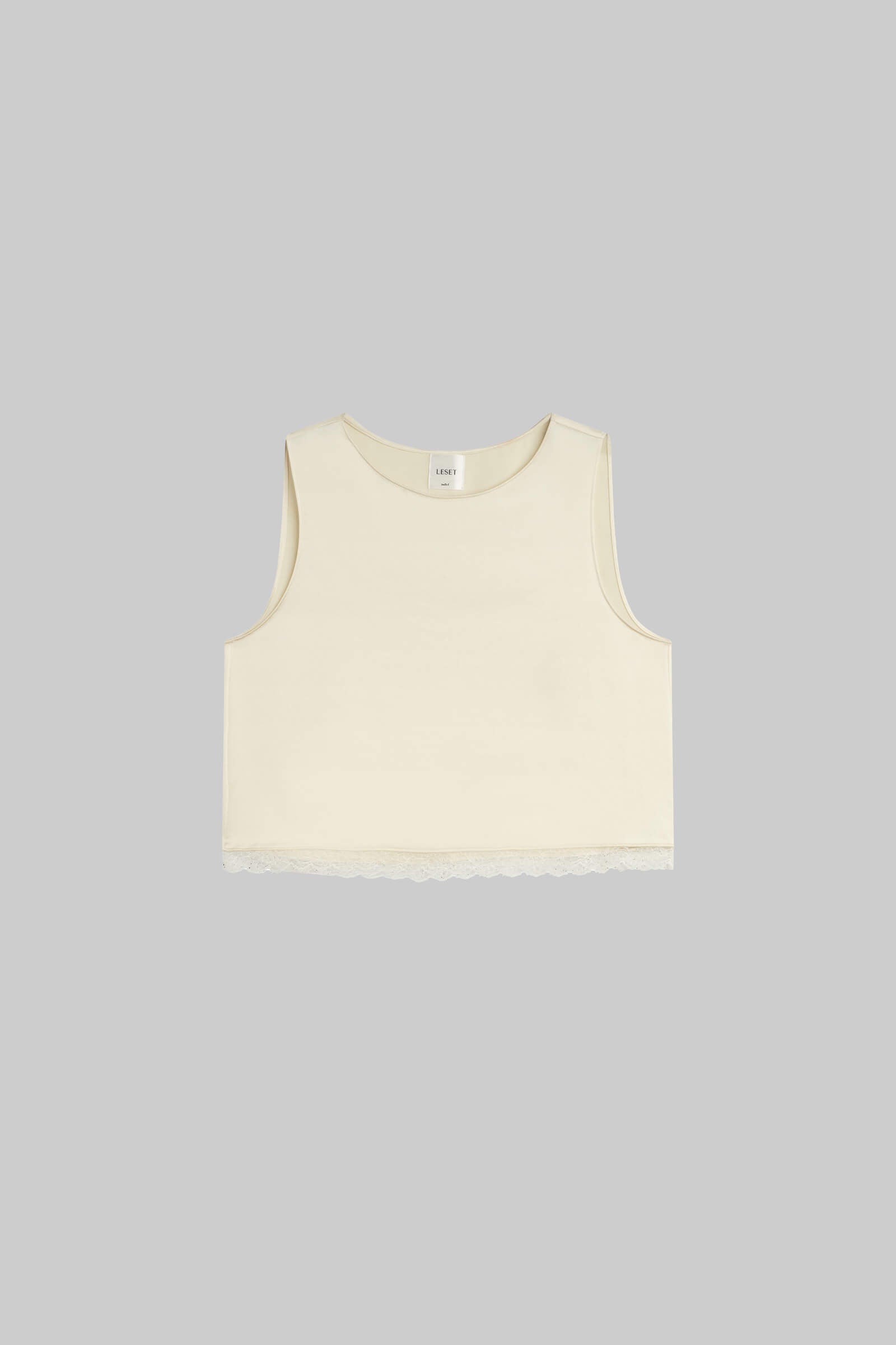 Barb Lace Crop Sleeveless Crew-2